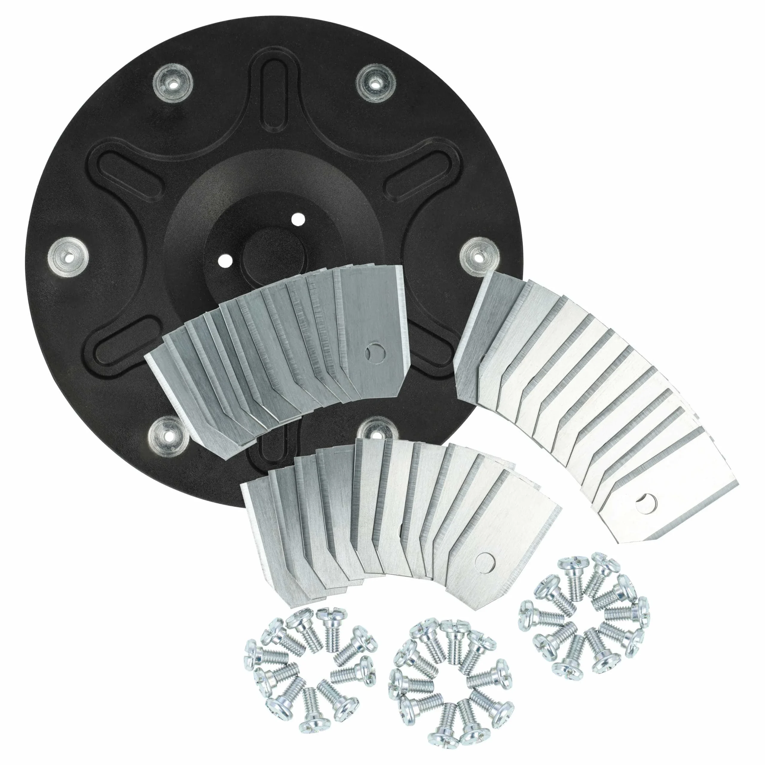 vhbw Kit d'accessoires de 31 pièces pour tondeuse à gazon Segway Navimow i105E, i108E, i110n, i205 AWD - noir