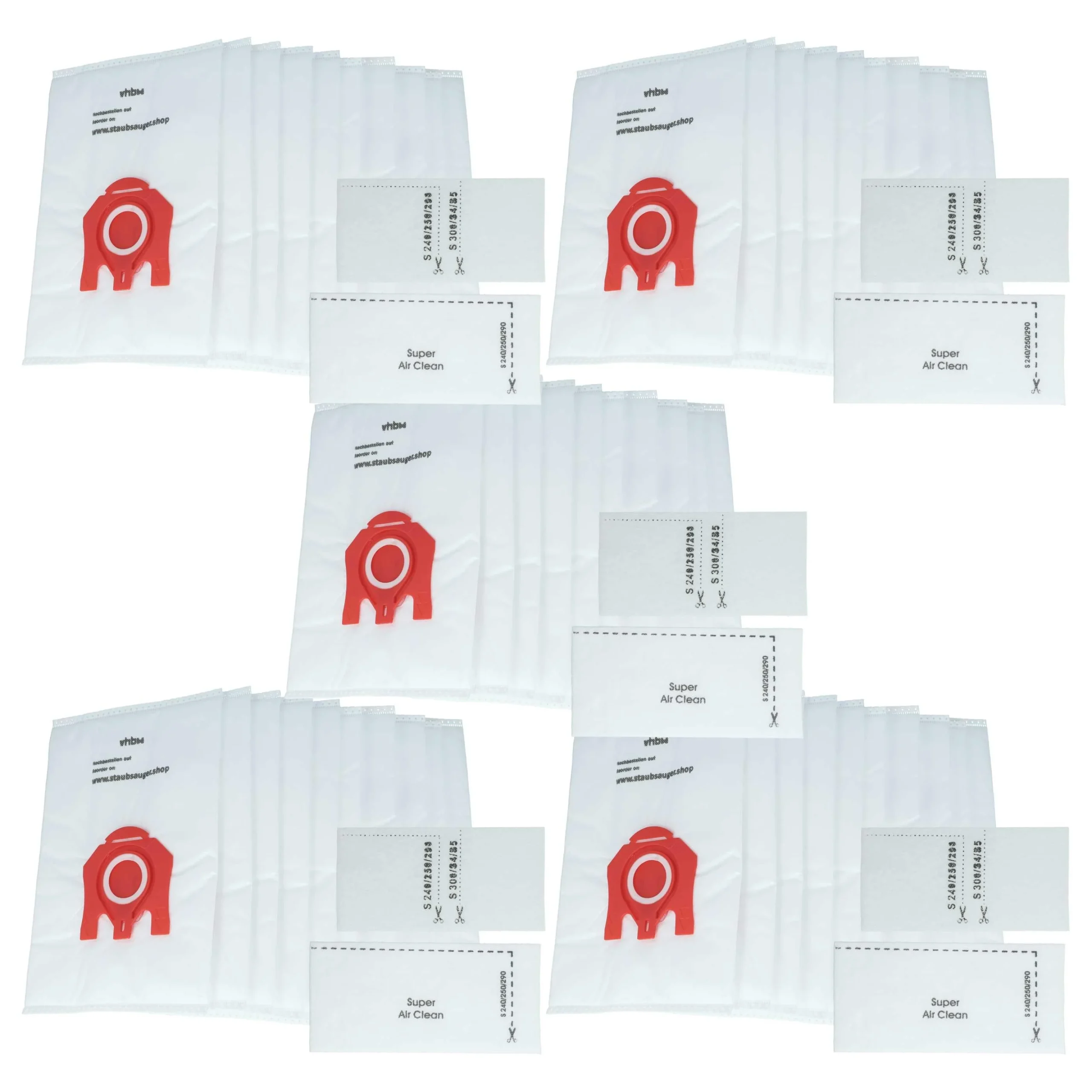 50x Sac remplace Miele type F/J/M, M 50 pour aspirateur Miele - microfibre non tissée