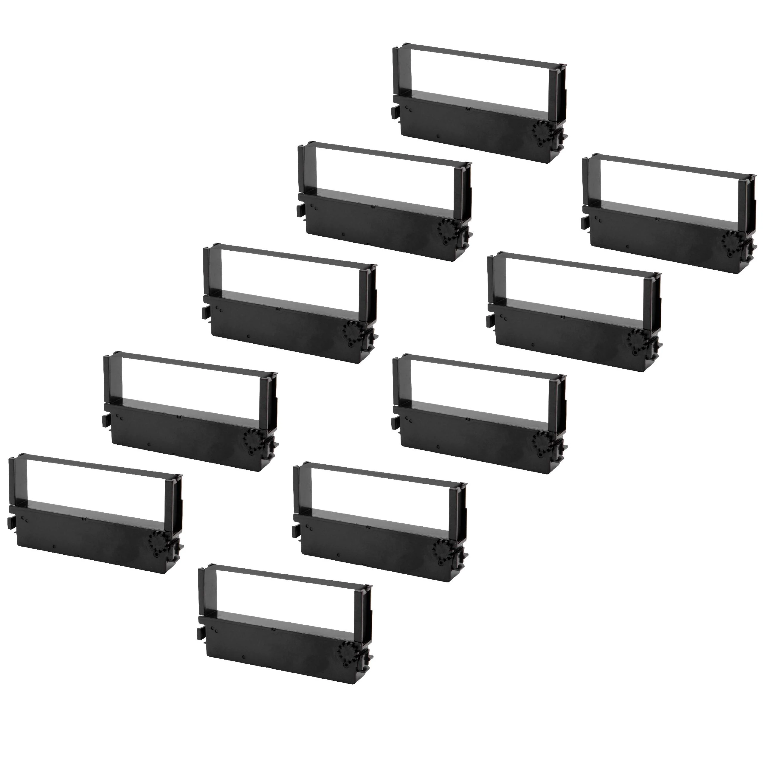 10x Ruban encreur remplace Citizen IR41B pour imprimante matricielle / étiquette - noir