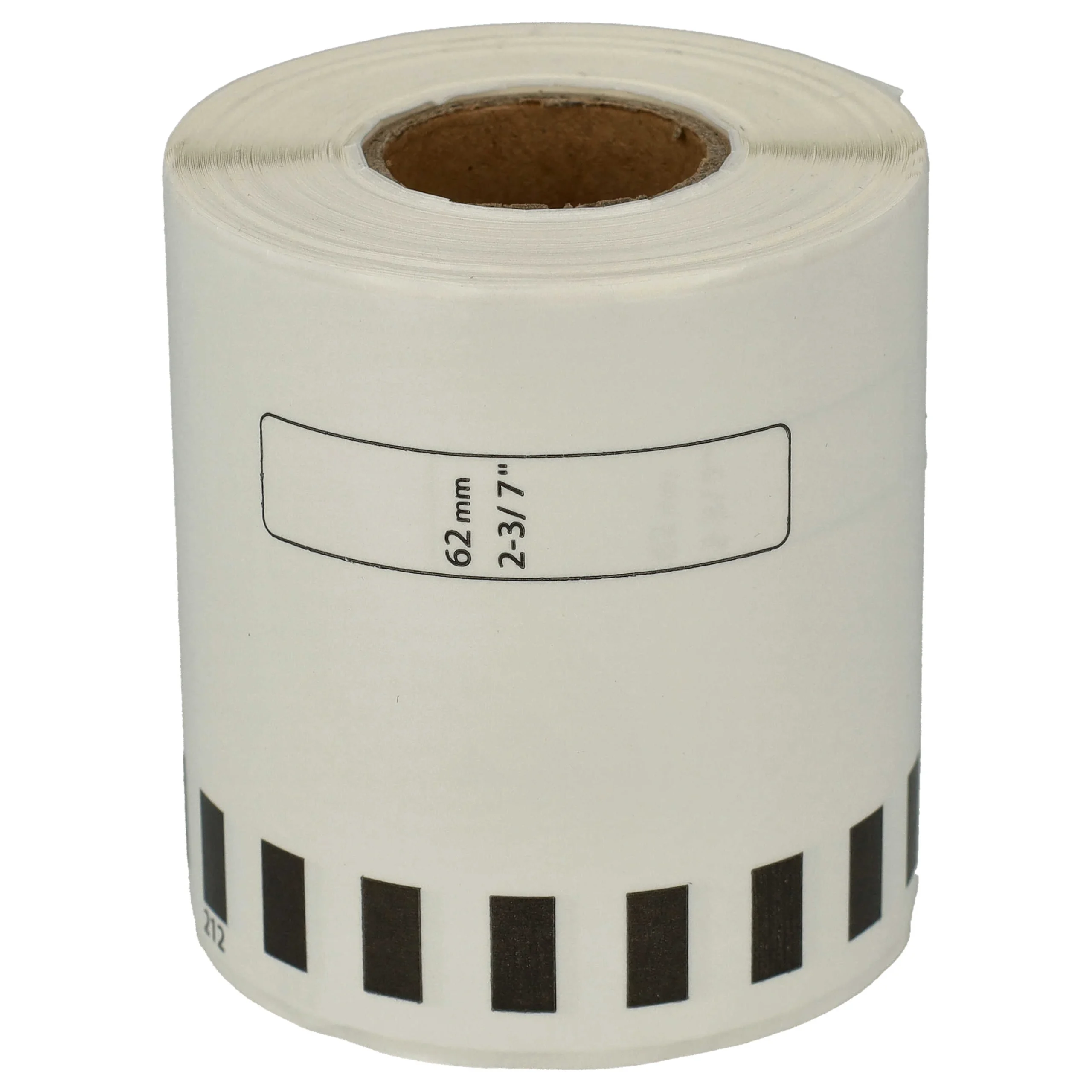 Étiquette remplacent Brother DK-22212 pour imprimante étiqueteuse - premium 62mm x 15,24m