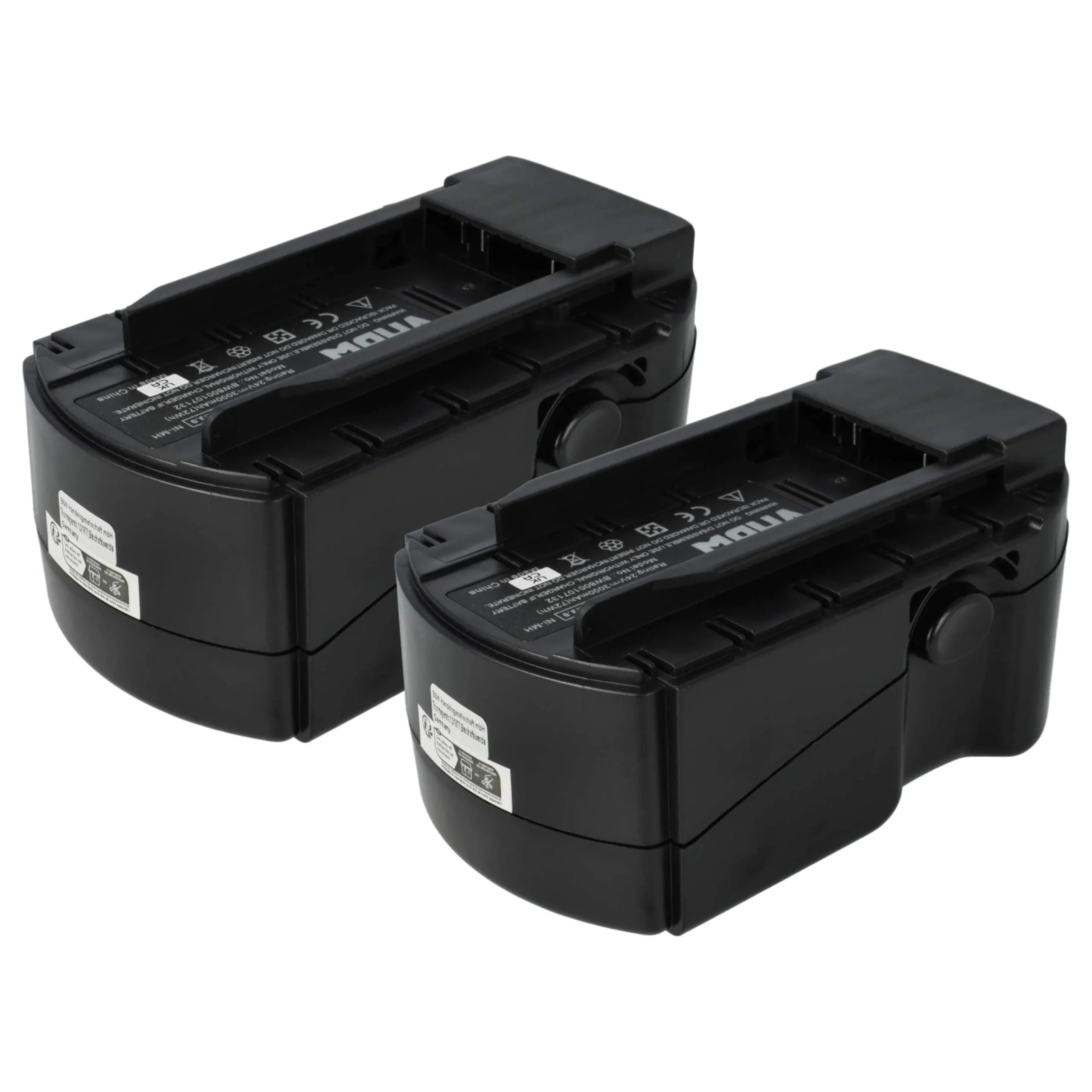 Batterie (2 pcs.) remplace Hilti B24, B 24/3.0, B 24/2.0 outil électrique Hilti - 3Ah 24V NiMH