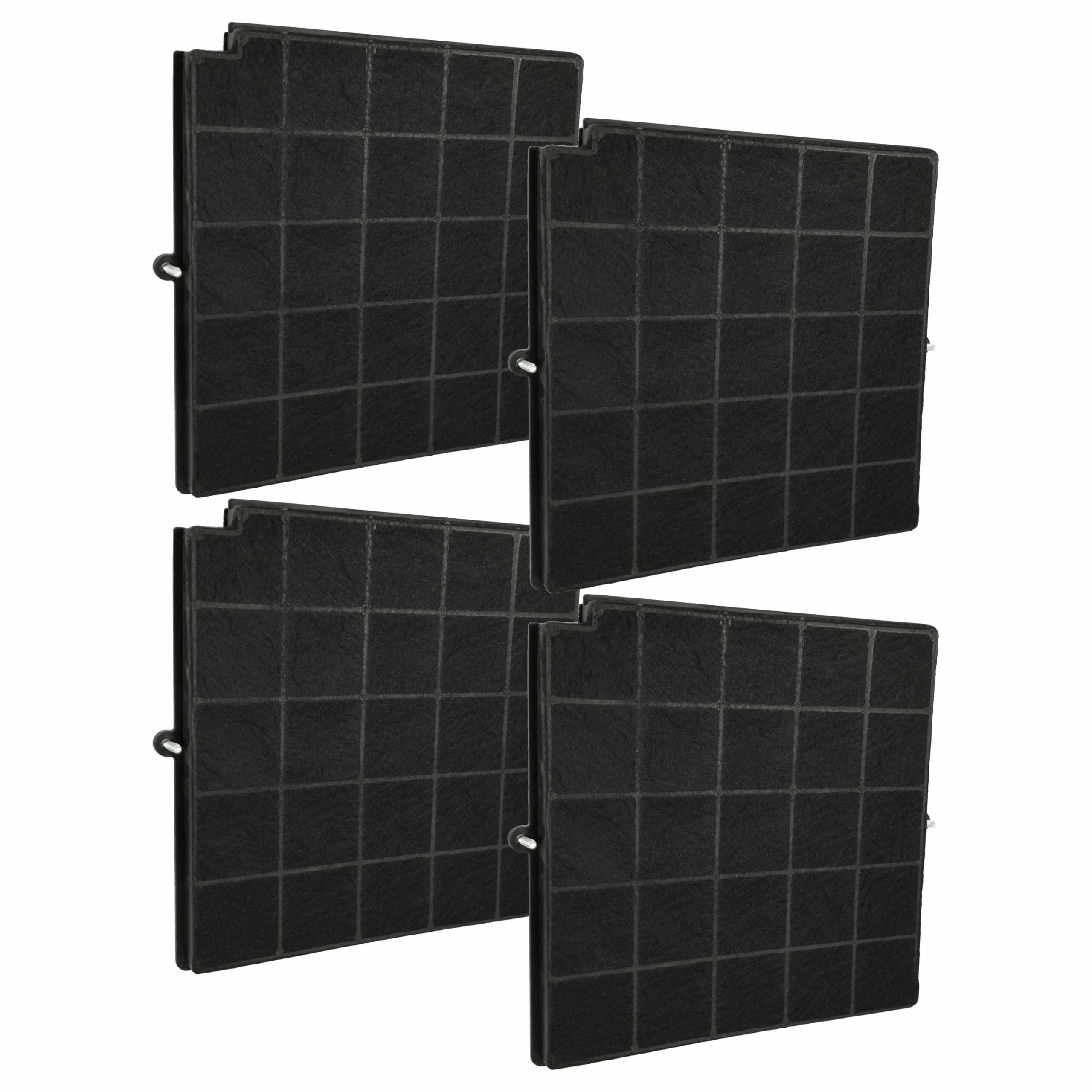 4x Filtres à charbon actif remplace Airforce 5Z9101X1, AFCFCAF97CS, 875956 pour hotte Airforce - Accessoires appareils ménagers