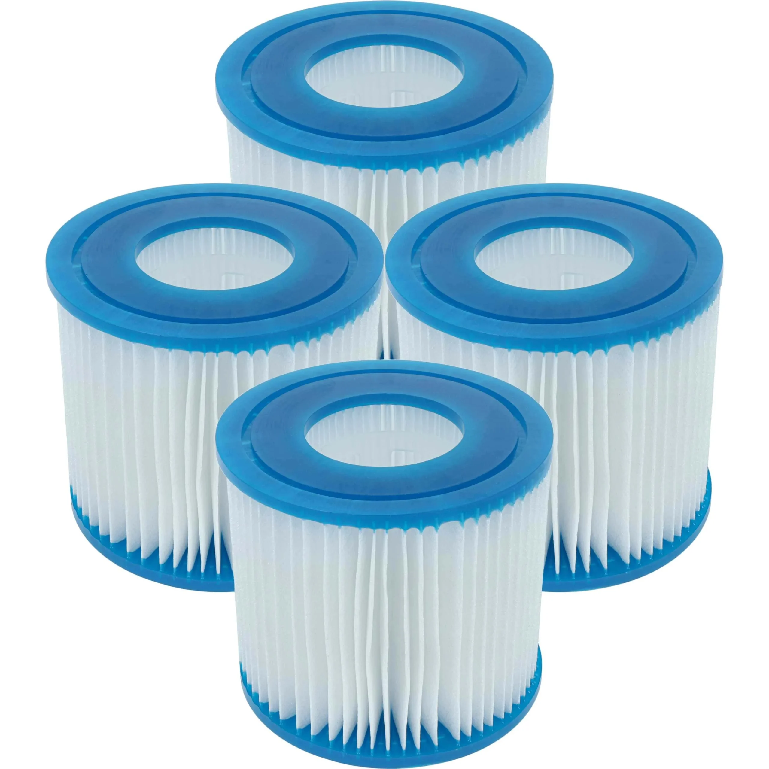 4x Filtre de piscine ou spa type VII remplacement pour Bestway FD2136, type VII, type D - Cartouche filtrante