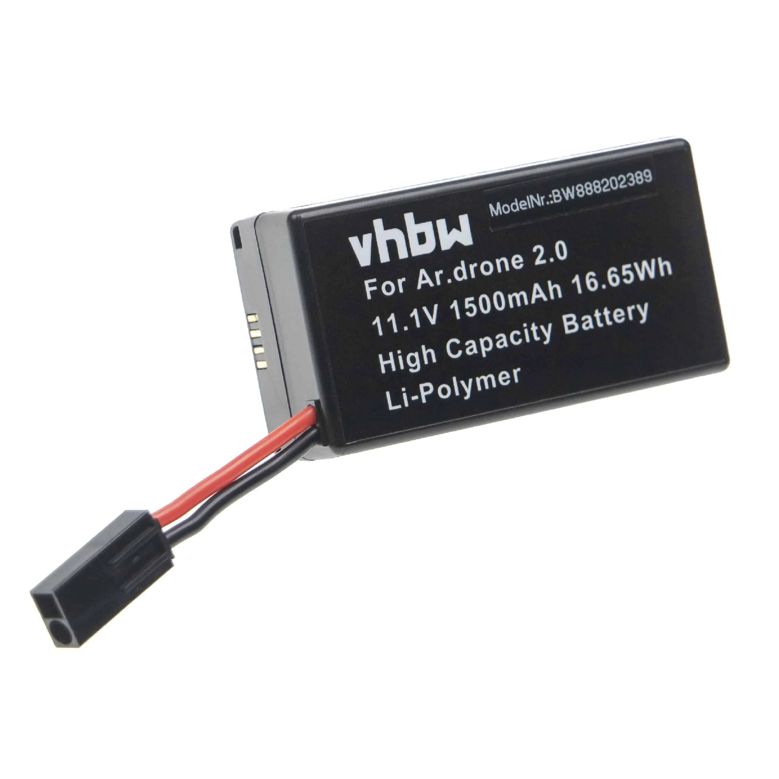 Batterie remplace Parrot PF070056 pour drone Parrot- 1500mAh 11,1V Li-polymère