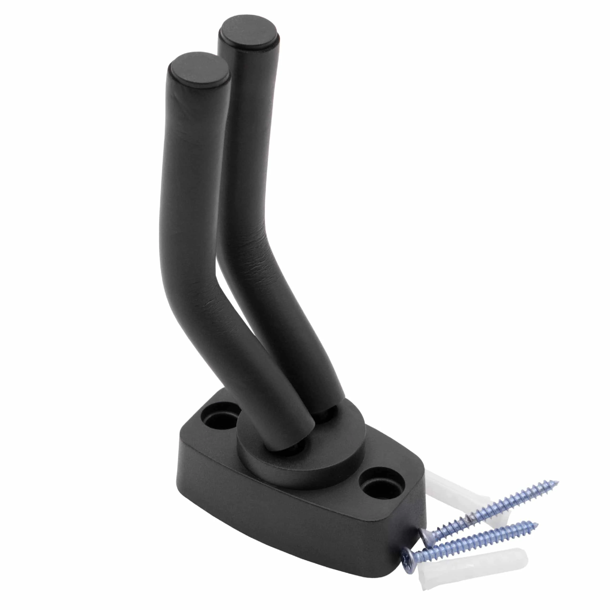 Support mural pour guitare, ukulélé, banjo avec une largeur de manche maximum de 55 mm - noir