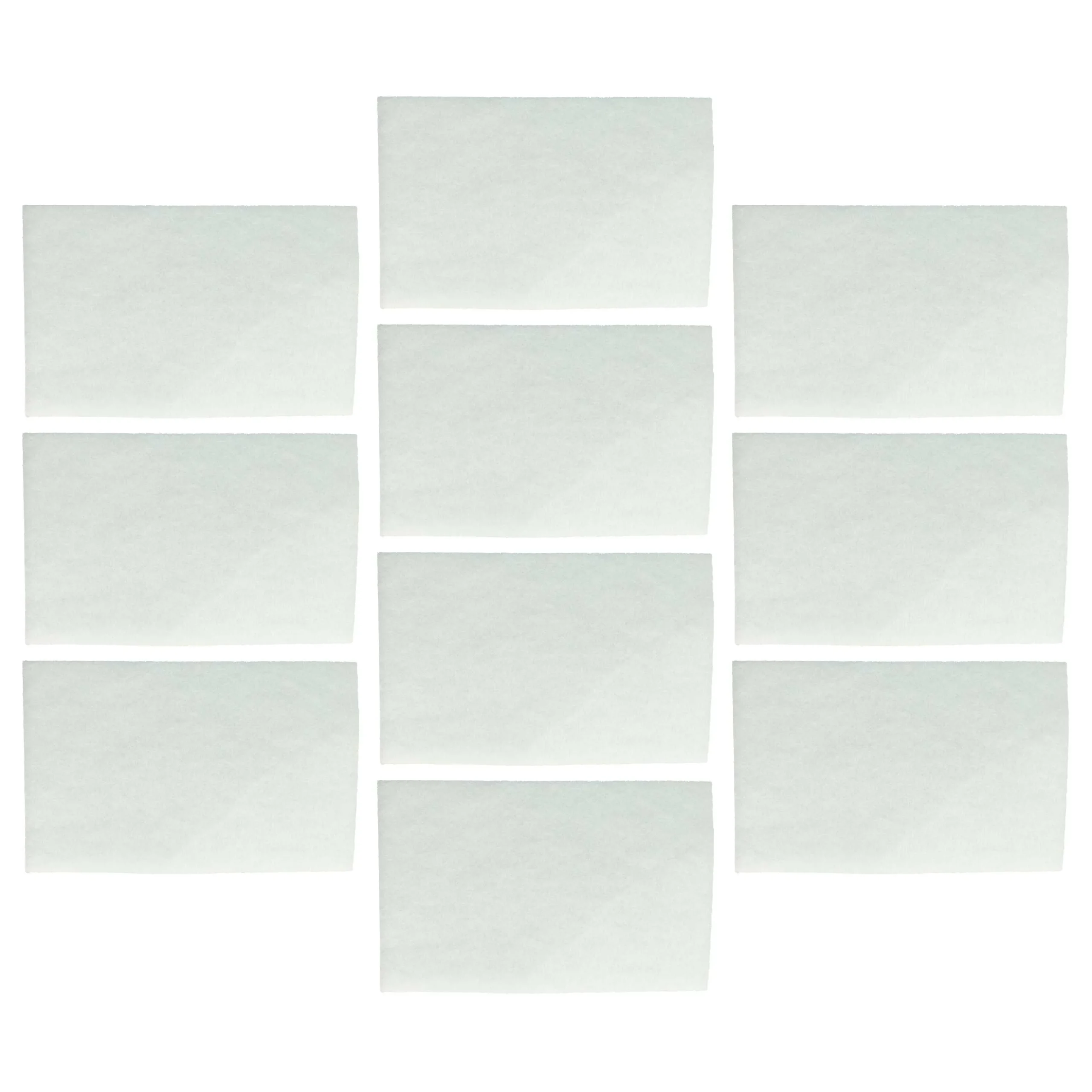 10x Filtre pour aspirateur - filtre protection moteur - universel, à découper, 14,5 x 22 cm
