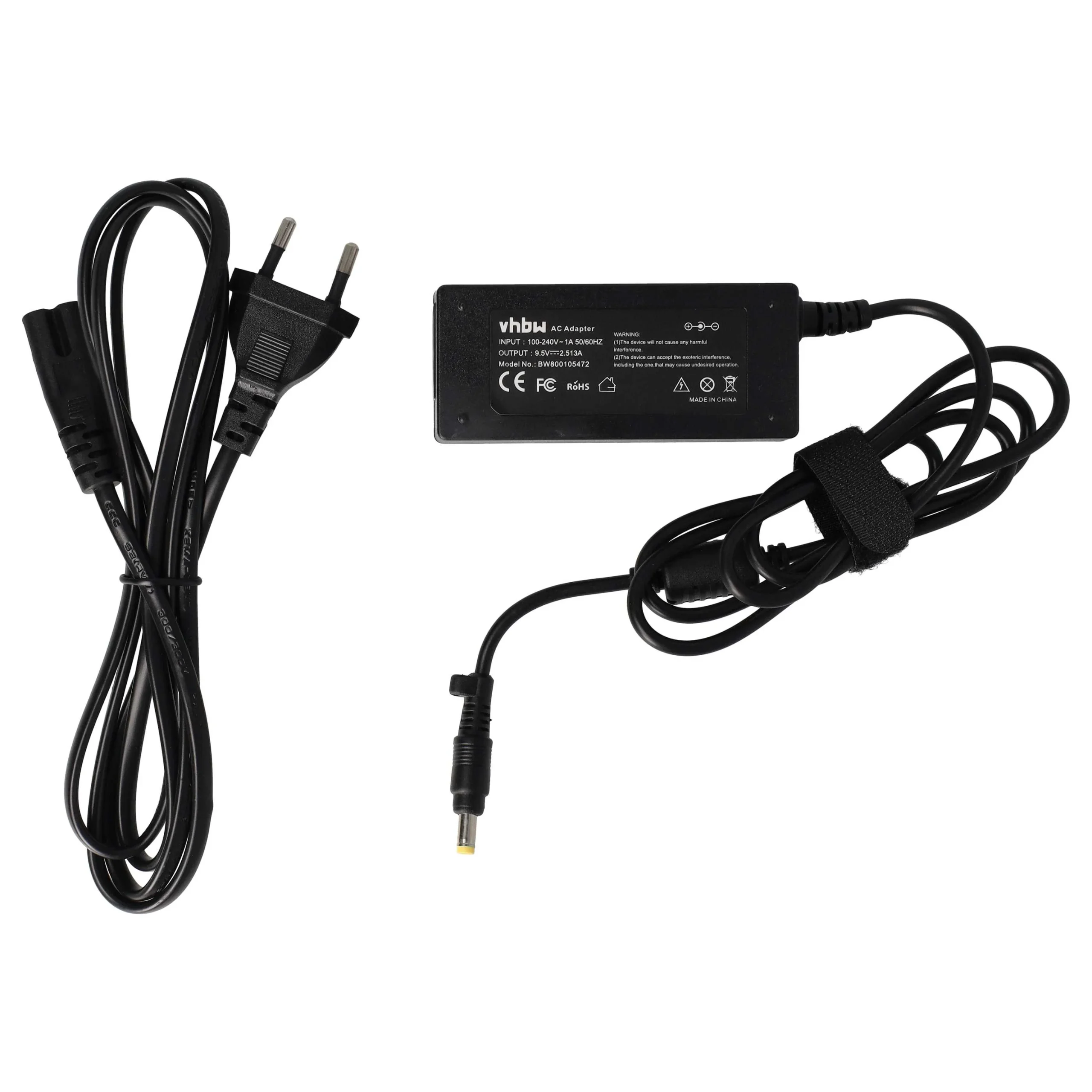 Alimentation remplace Asus 24W-AS03, 90-OA00PW9100, AD59230 pour ordinateur portable Asus - 200 cm, 24 W