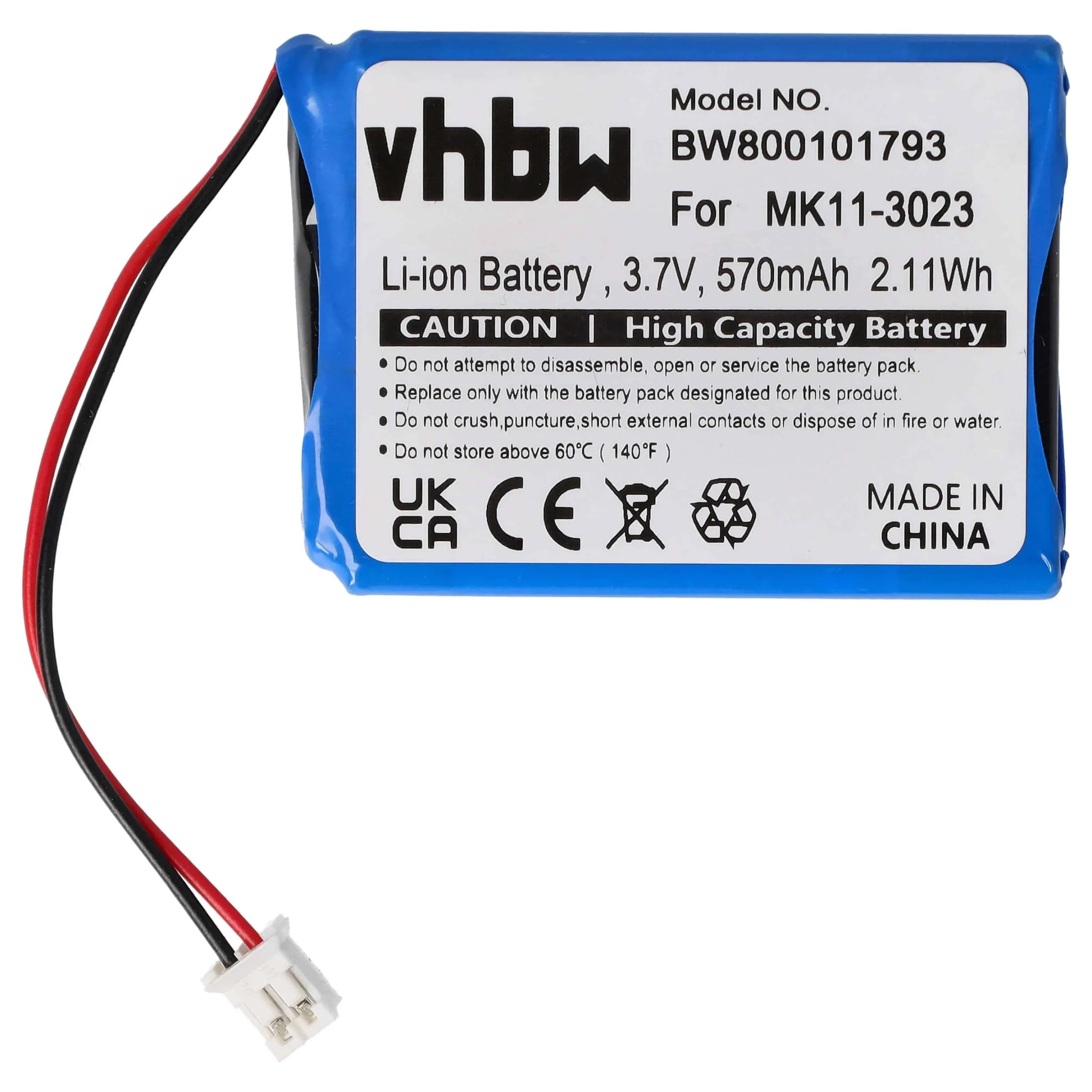 Batterie remplace Sony MK11-2902, MK11-2903, MK11-3023 manette de jeu - 600mAh 3,7V Li-ion