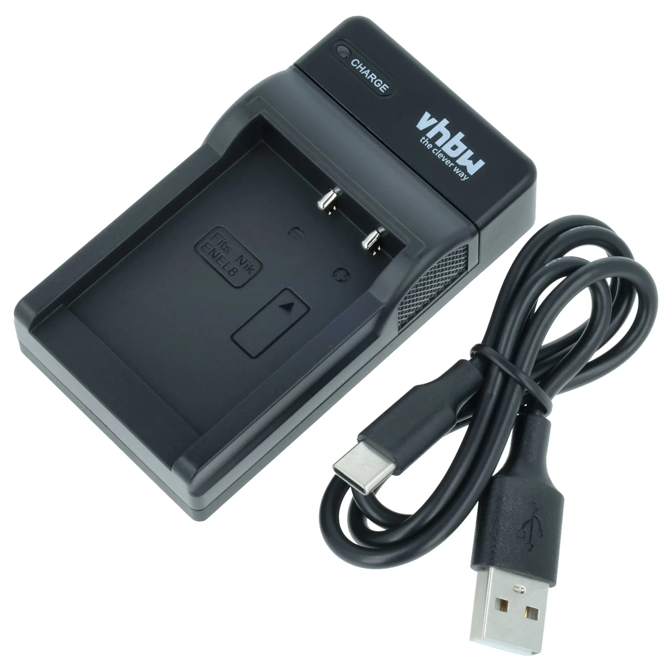 Chargeur USB-C + câble USB-C pour appareil photo Nikon Coolpix P1, P2, S1, S2 - 0,5 A