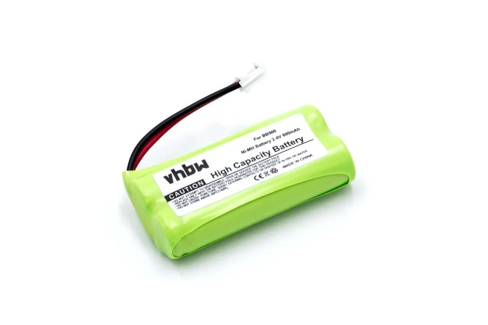Batterie remplace 60AAAH2BMJ, BC102906, 87C, BT-34H, T377 pour téléphone Binatone - 800mAh 2,4V NiMH