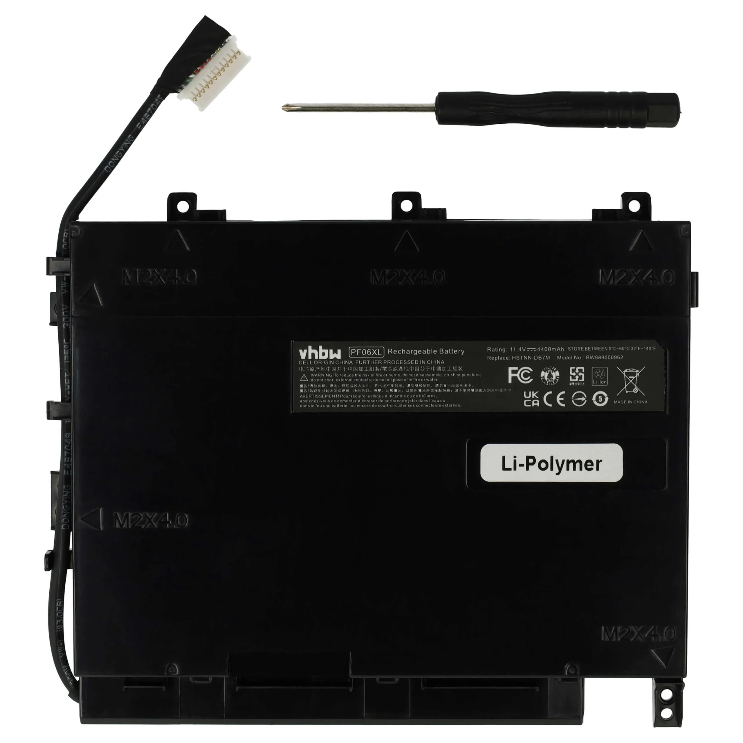 Batterie remplace HP 853294-850, 852801-2C1, 853294-855 pour ordinateur portable HP- 4400mAh 11,4V Li-polymère