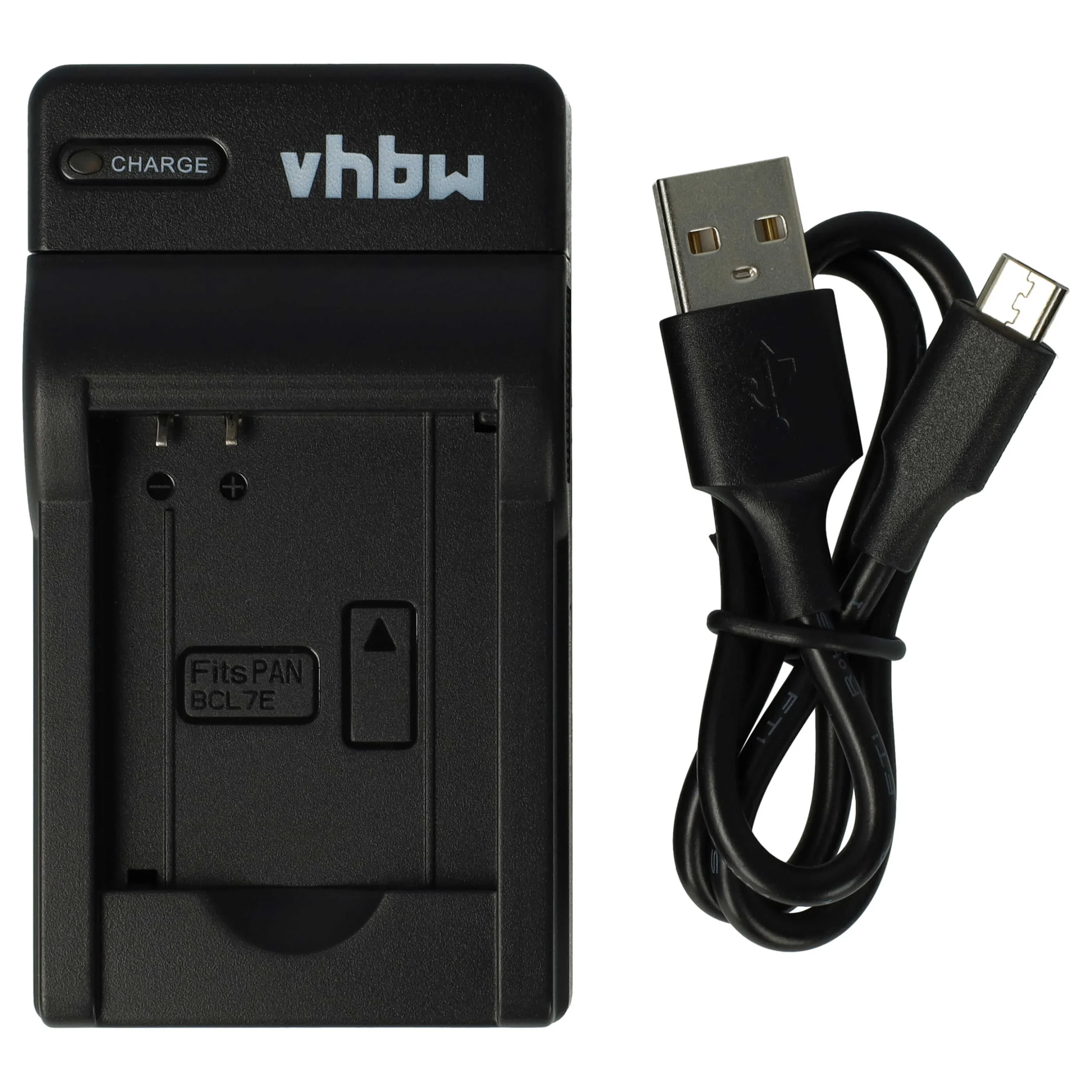 Chargeur USB-C + câble USB-C pour appareil photo Panasonic Lumix DMC-SZ8, DMC-XS1, DMC-SZ3, DMC-SZ9 - 0,5 A