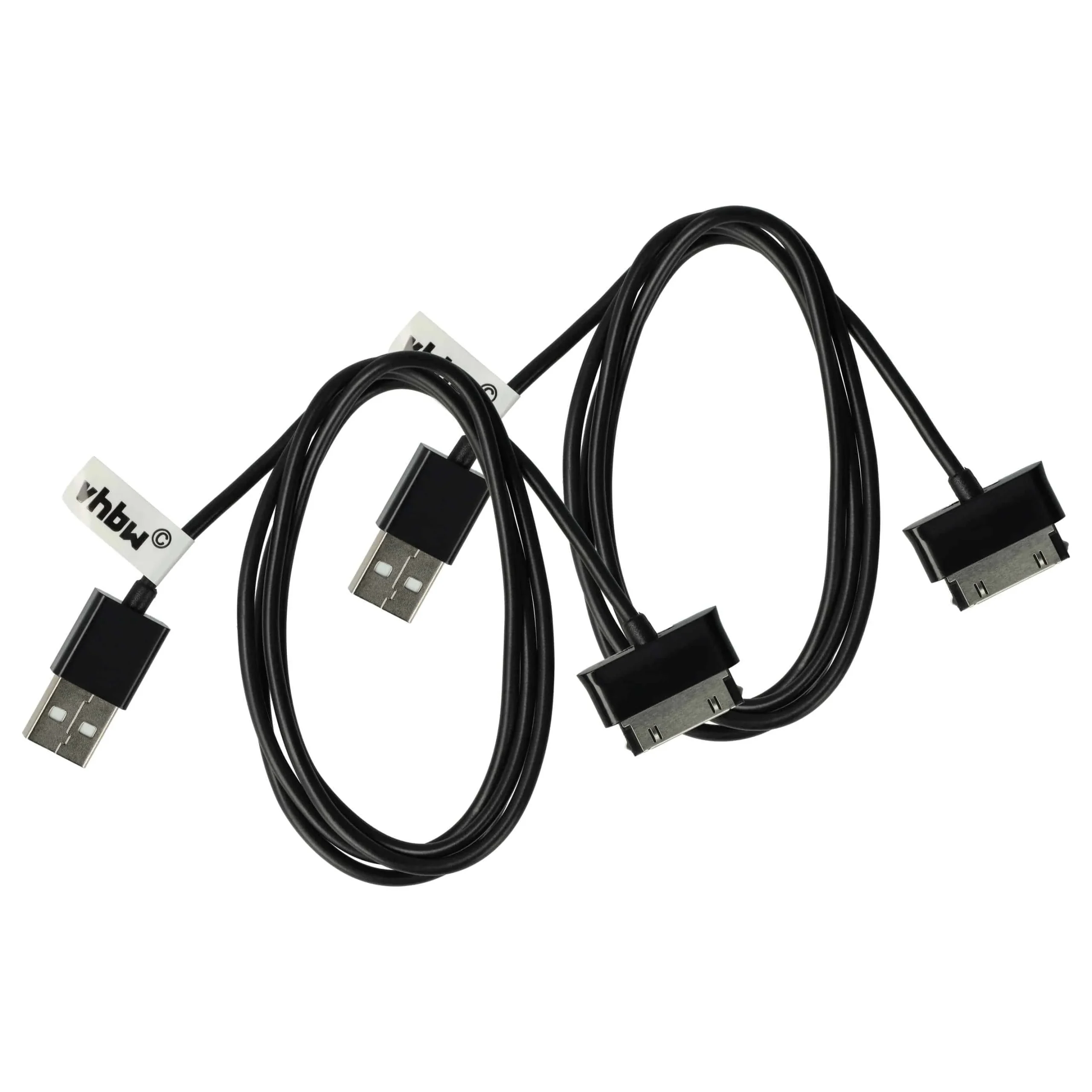 2x Câble de données USB & de charge remplace Samsung ECC1DPU pour tablette Samsung - 9,7 cm