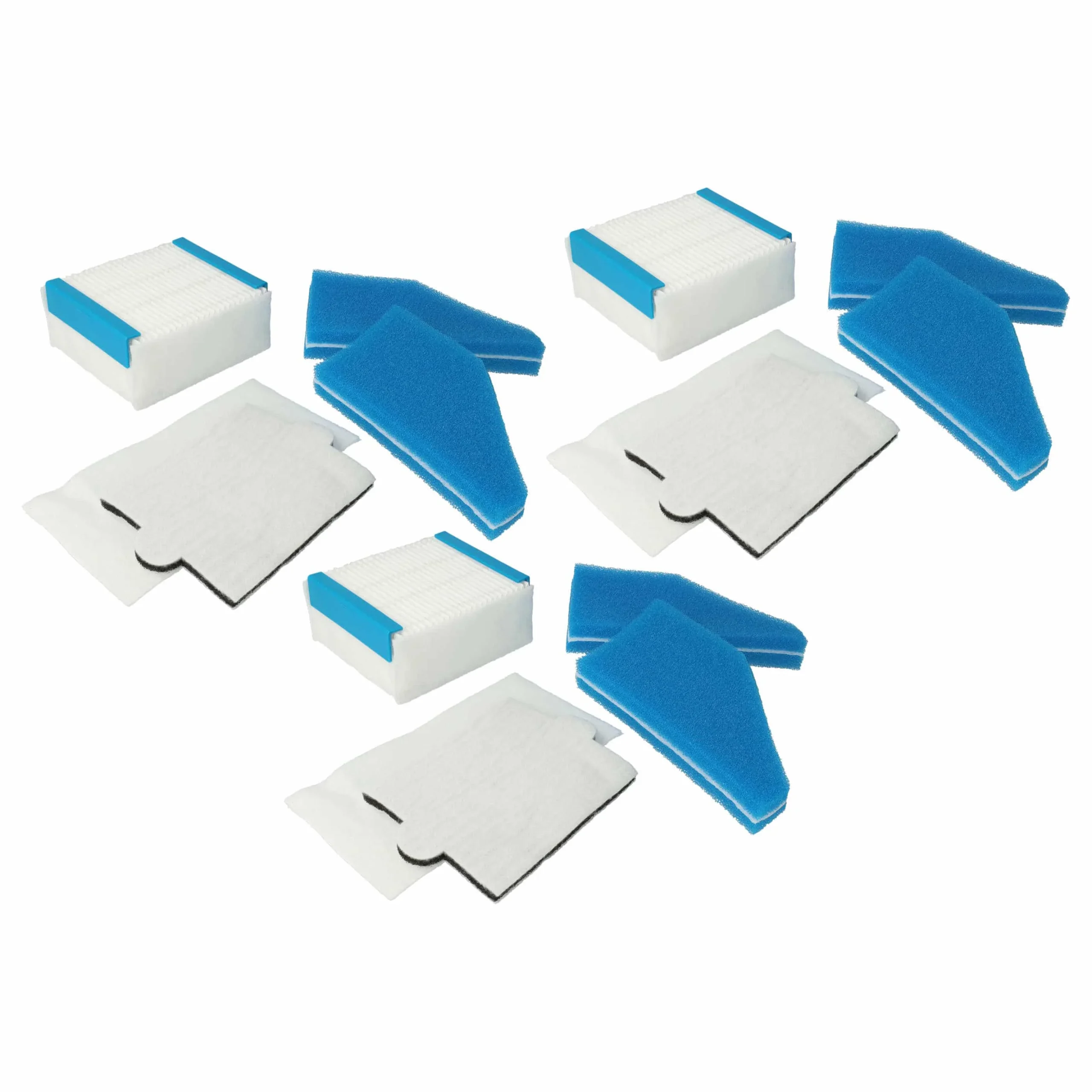 15x Filtres remplace Thomas 787276, Filterset 101, 787272 pour aspirateur Thomas - Accessoires pour aspirateur