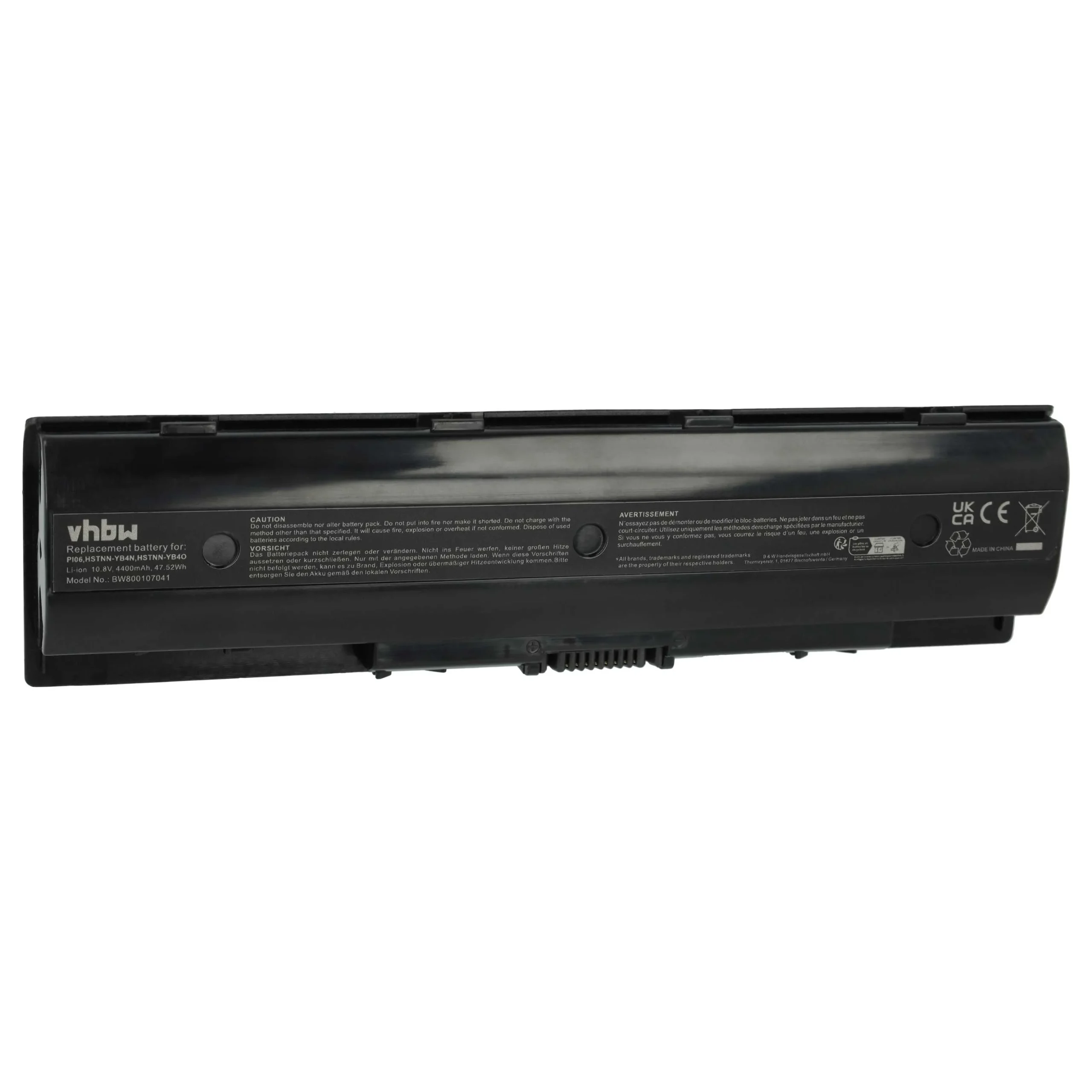 Batterie remplace HP 709988-241, 709988-221, 709987-001 pour ordinateur portable HP- 4400mAh 10,8V Li-ion