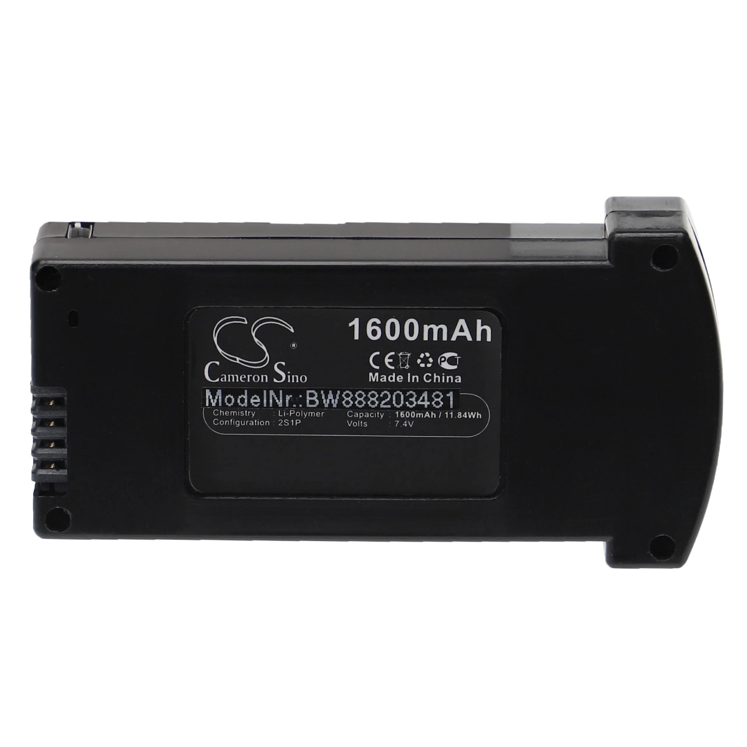 Batterie remplace Eachine 2594368 pour drone Eachine- 1600mAh 7,4V Li-polymère