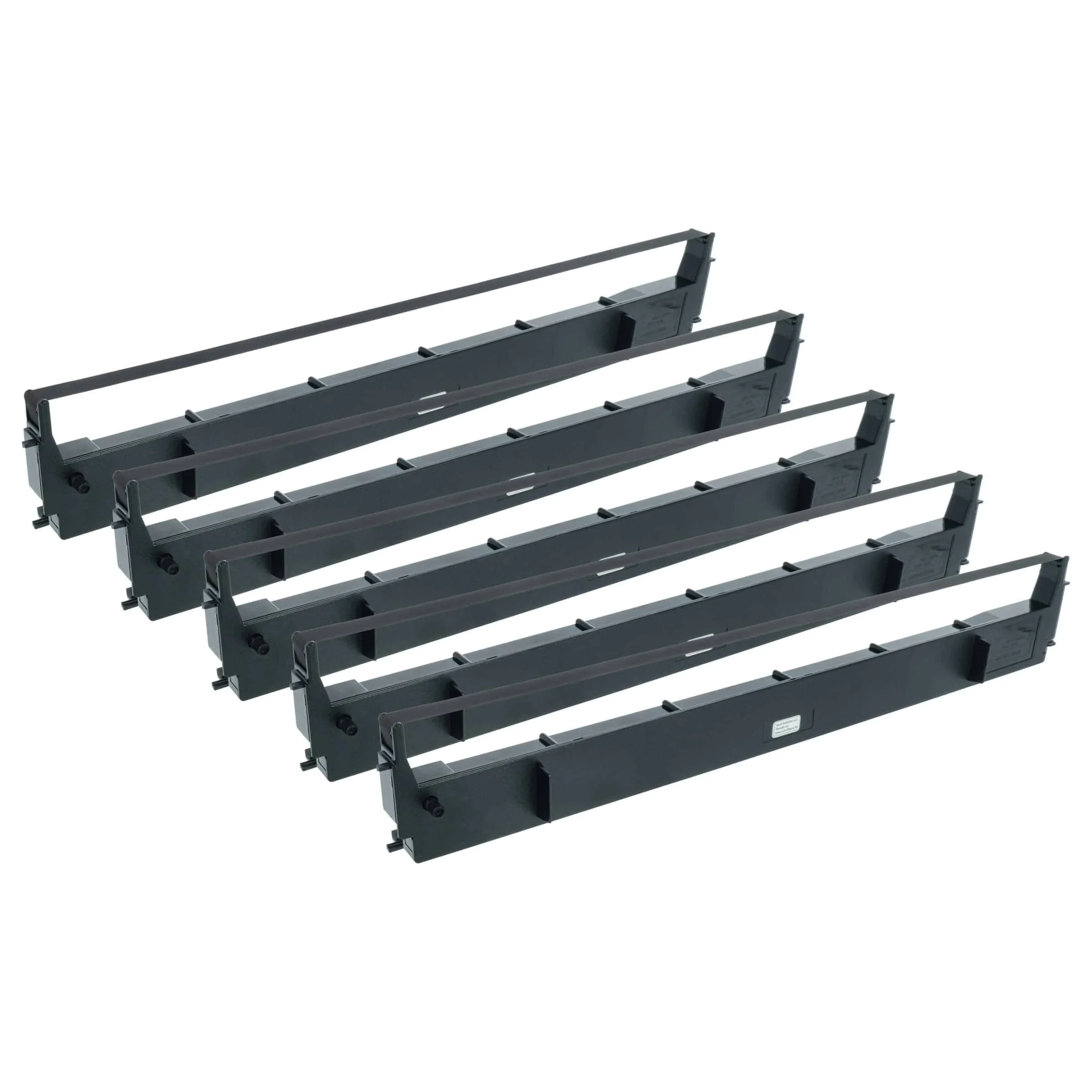 5x Ruban encreur remplace Epson S015020, C13S015020 pour imprimante matricielle / étiquette - noir
