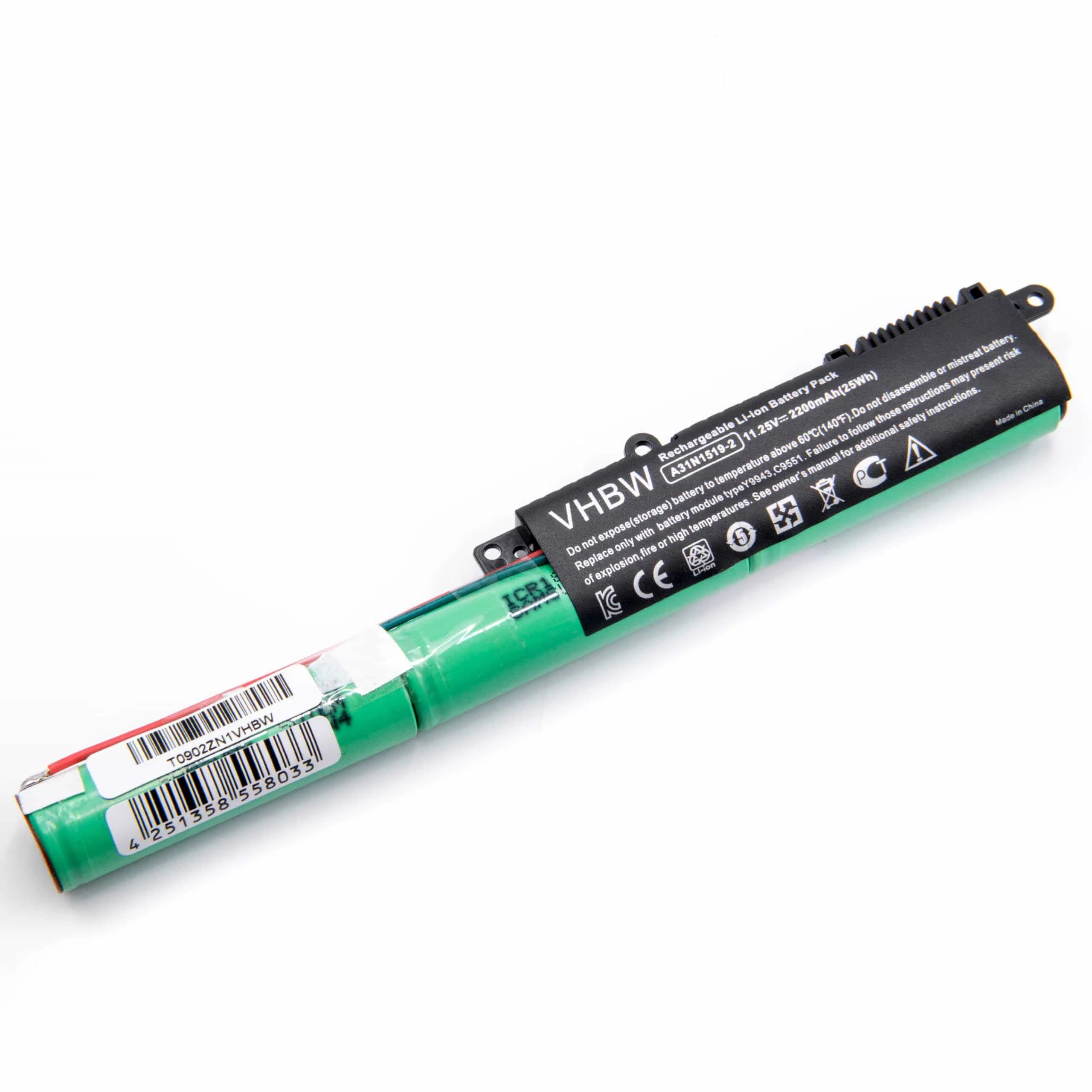 Batterie remplace Asus 0B110-00390000, 0B110-00390100 pour ordinateur portable Asus- 2200mAh 11,25V Li-ion