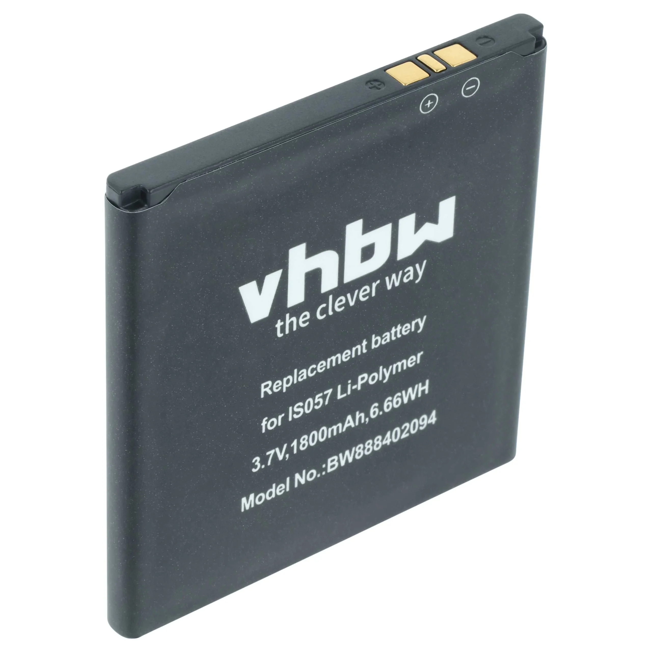 Batterie remplace Pax IS057 pour scanner de code-barre Angelcare - 1800mAh 3,7V