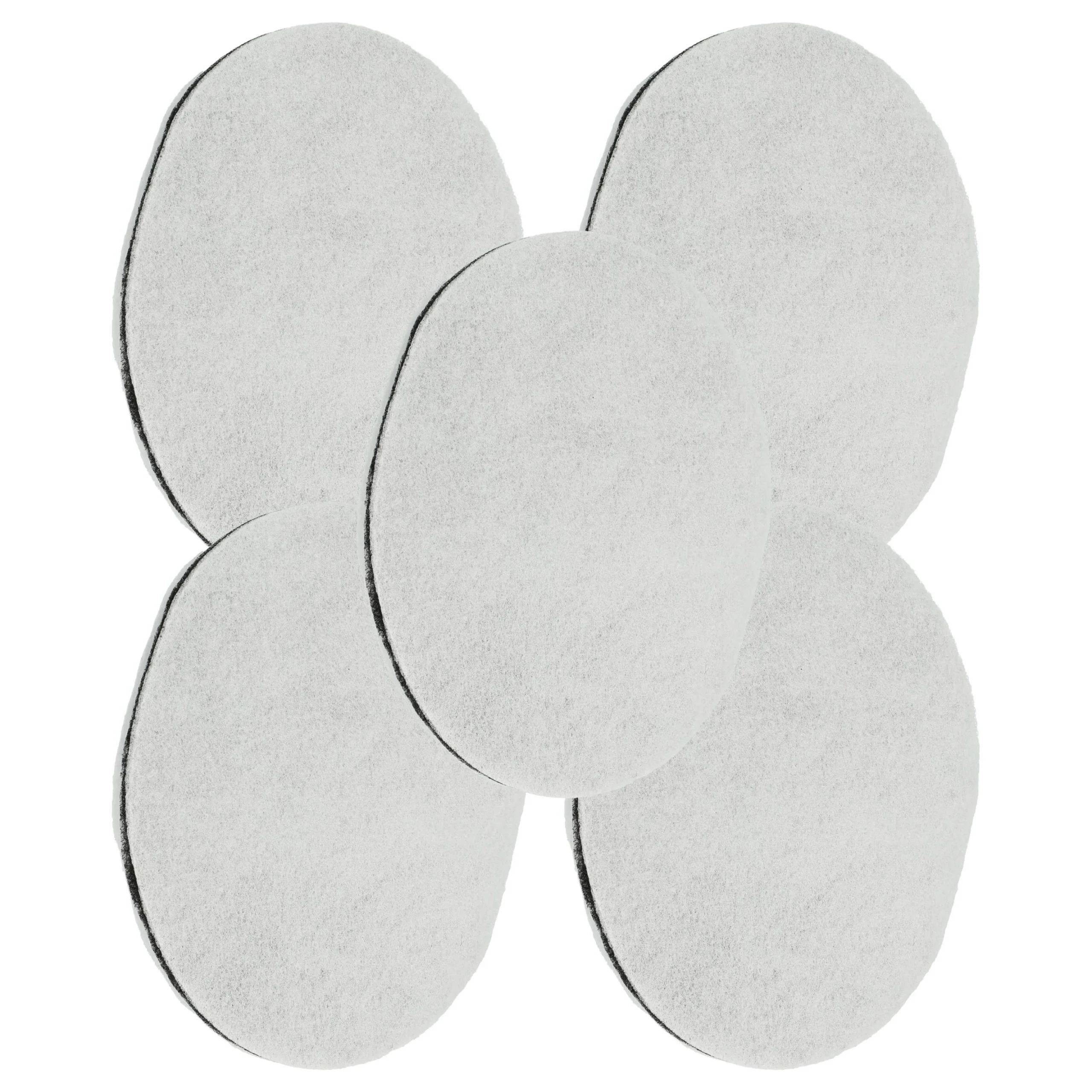 5x Filtre à graisse remplace SEB 1500984689, SS-984689 pour friteuse SEB Tefal Moulinex - 140mm