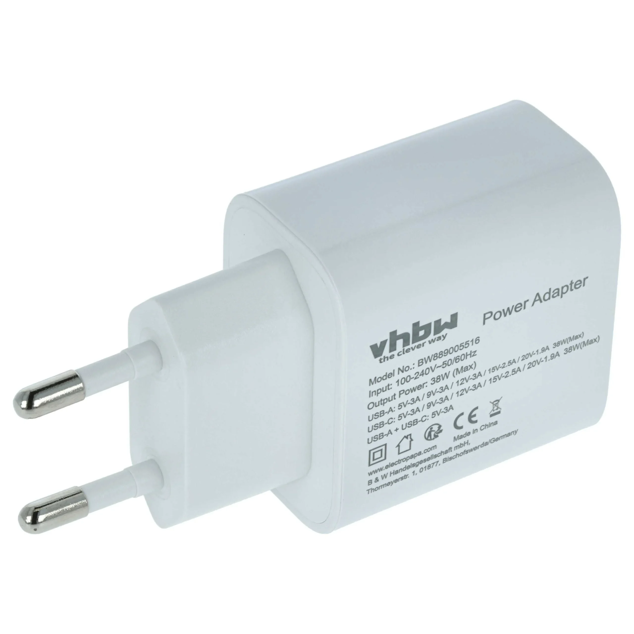 Alimentation pour appareils électriques Huawei, Google, Apple Pixel - 5 / 9 / 12 / 15 / 20 V