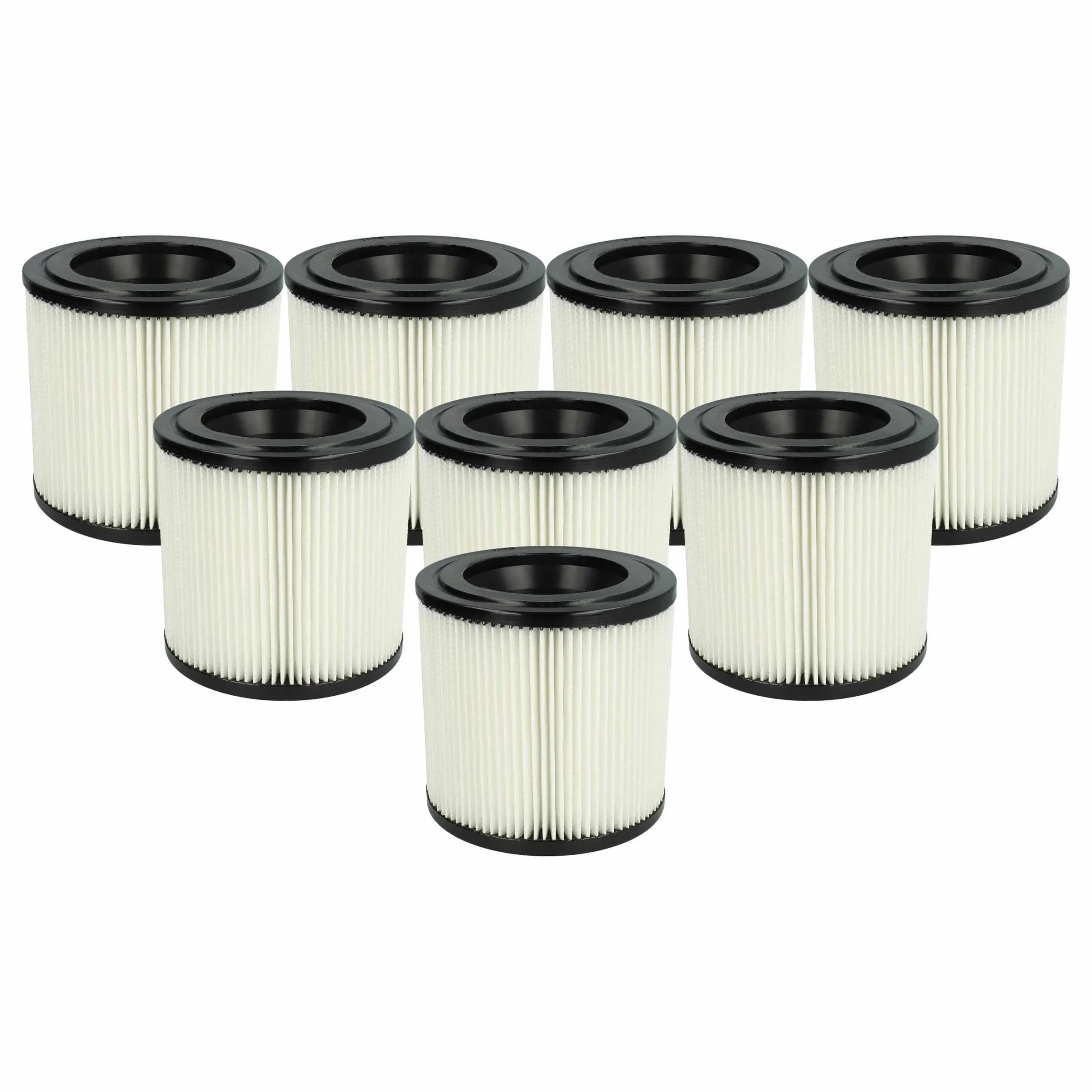 8x Filtre remplace Kärcher 2.889-219.0 pour aspirateur Kärcher - Cartouche Filtre F7, noir / blanc