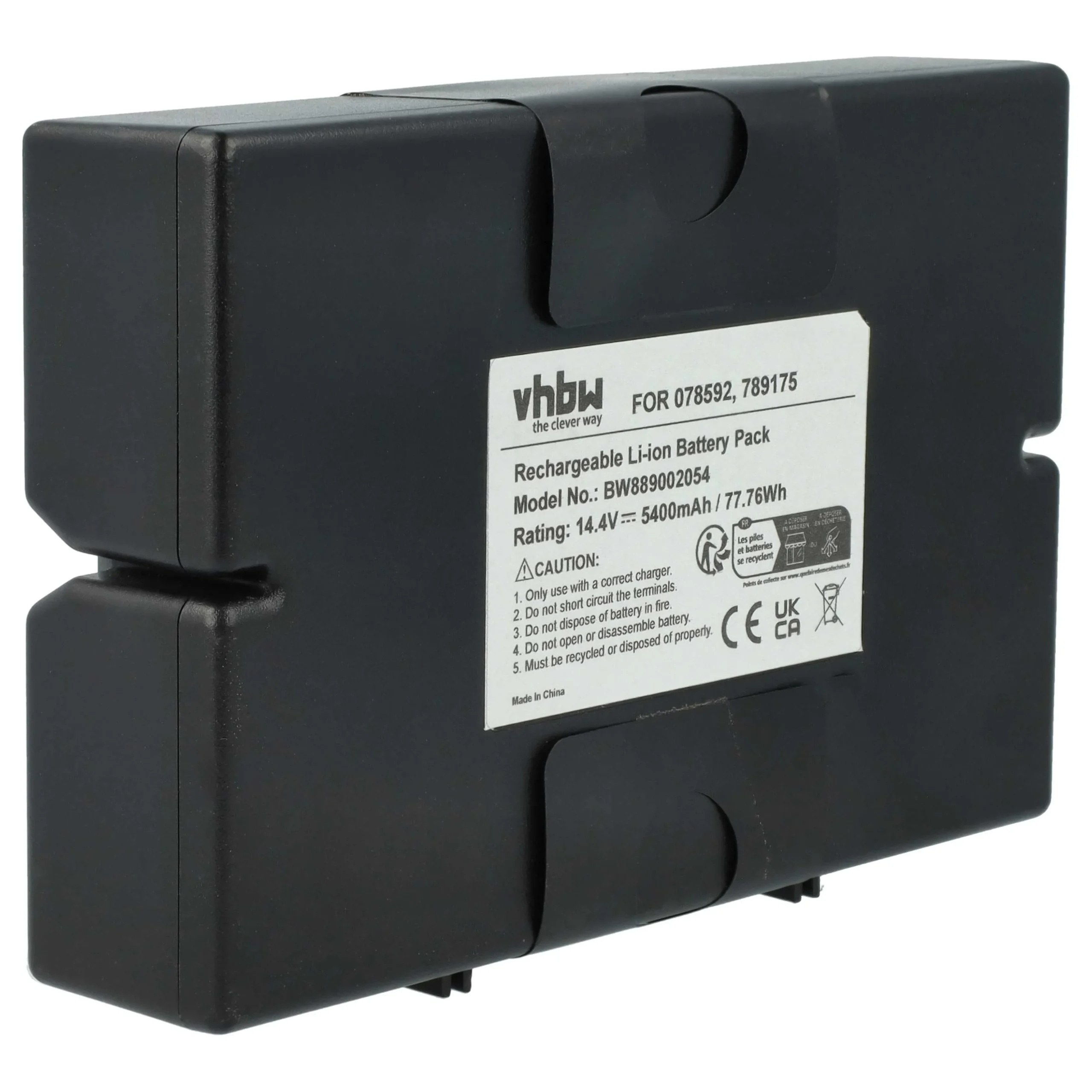 Batterie remplace Bose 789175, 7891750010, 078592 enceinte Bose - 5400mAh 14,4V Li-ion