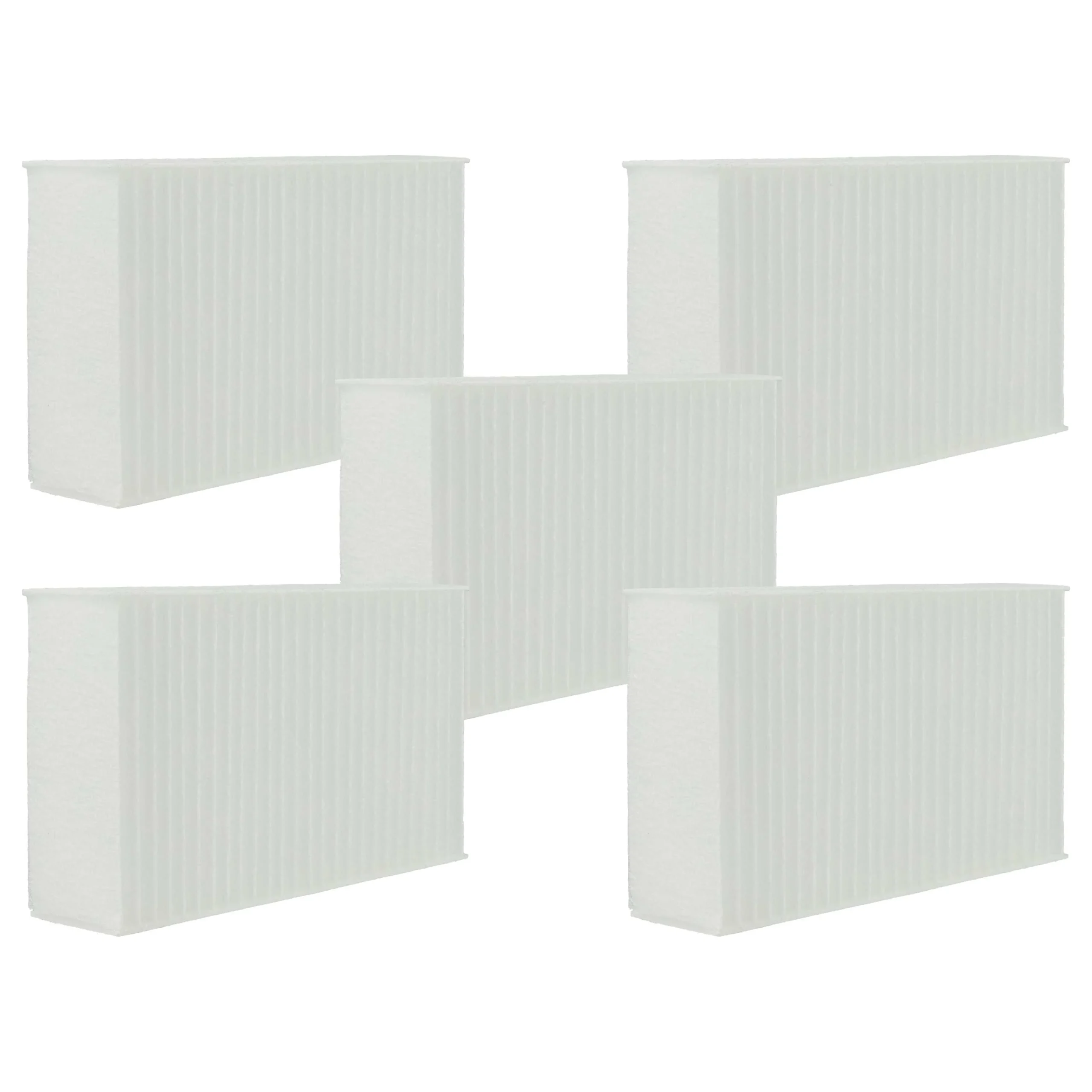 5x Filtres à pollen remplace Miele TF-HG4, 6202520