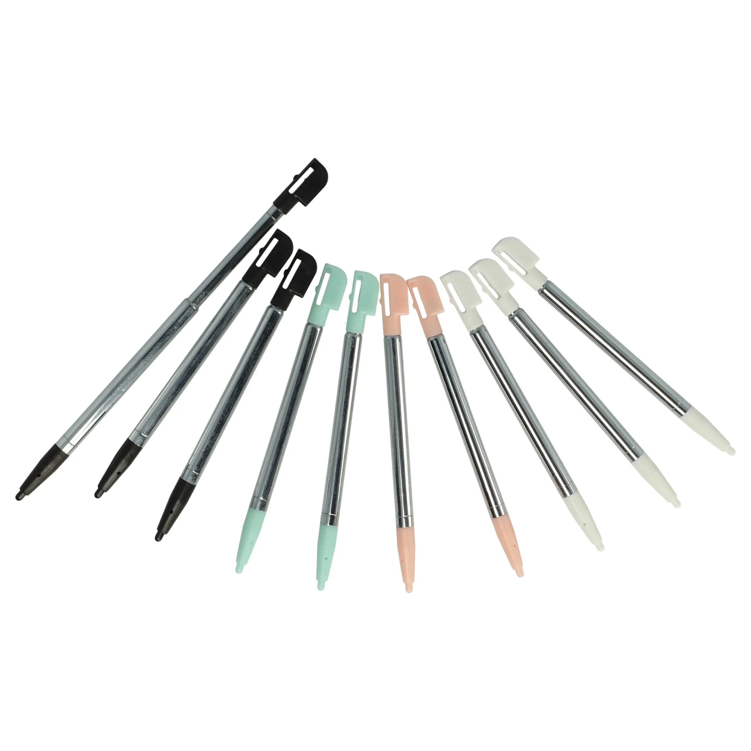 10x Stylos de saisie pour console de jeux Nintendo DSi, DSi XL, 2DS, DS Lite - noir