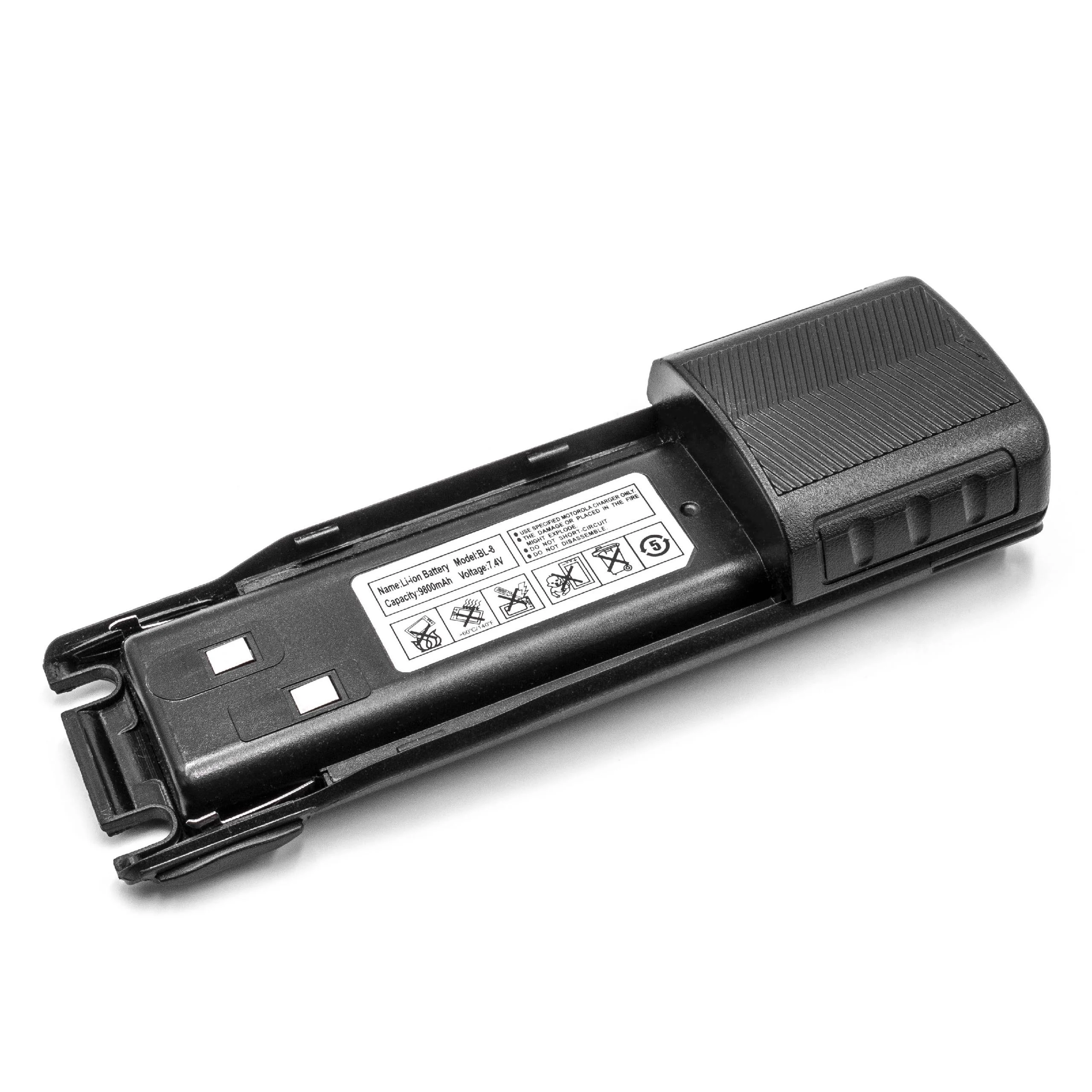 Batterie remplace Baofeng BL-8 pour radio talkie-walkie Baofeng- 9800mAh 7,4V Li-ion