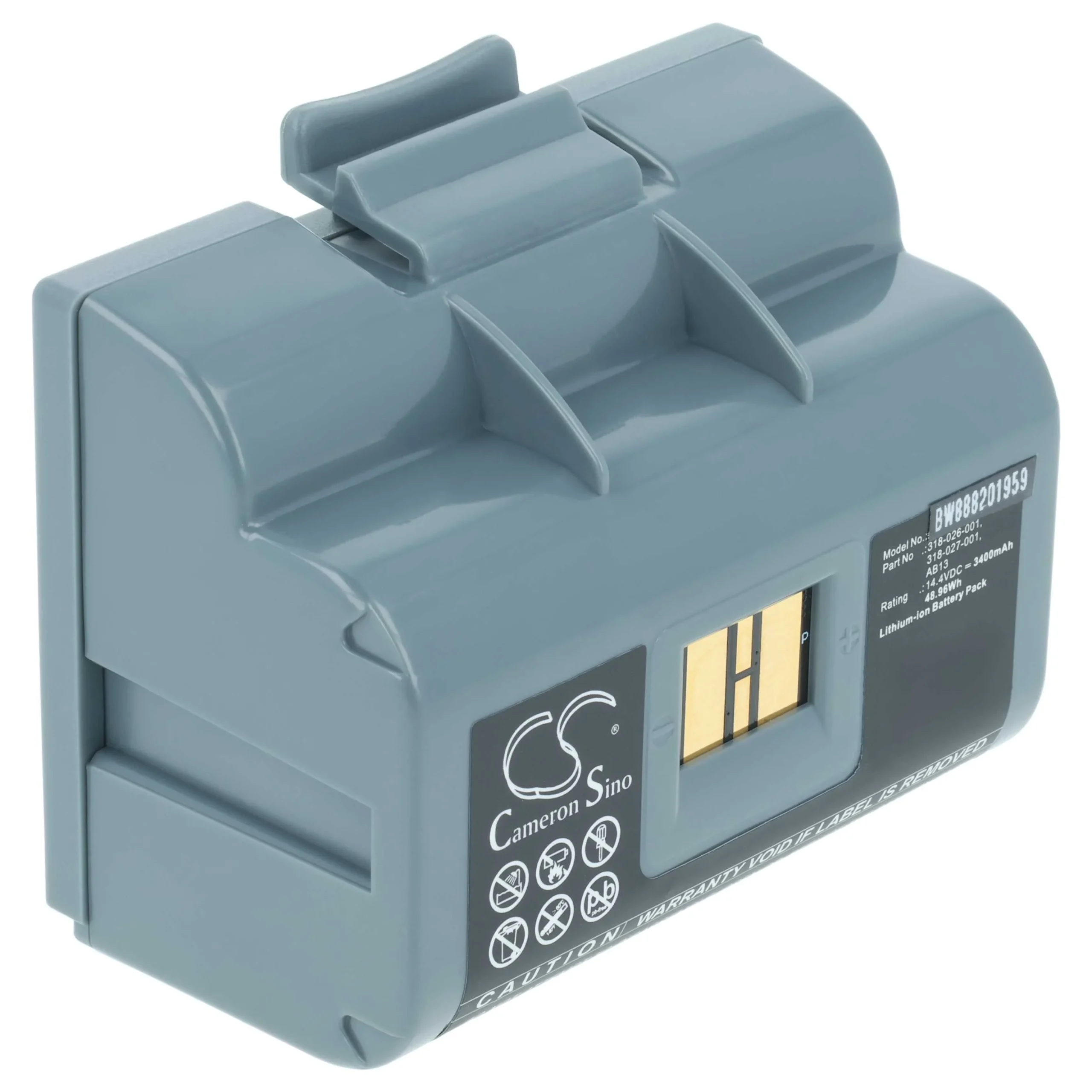 Batterie remplace Intermec 318-026-001, 318-026-003 pour imprimante Honeywell - 3400mAh 14,4V Li-ion