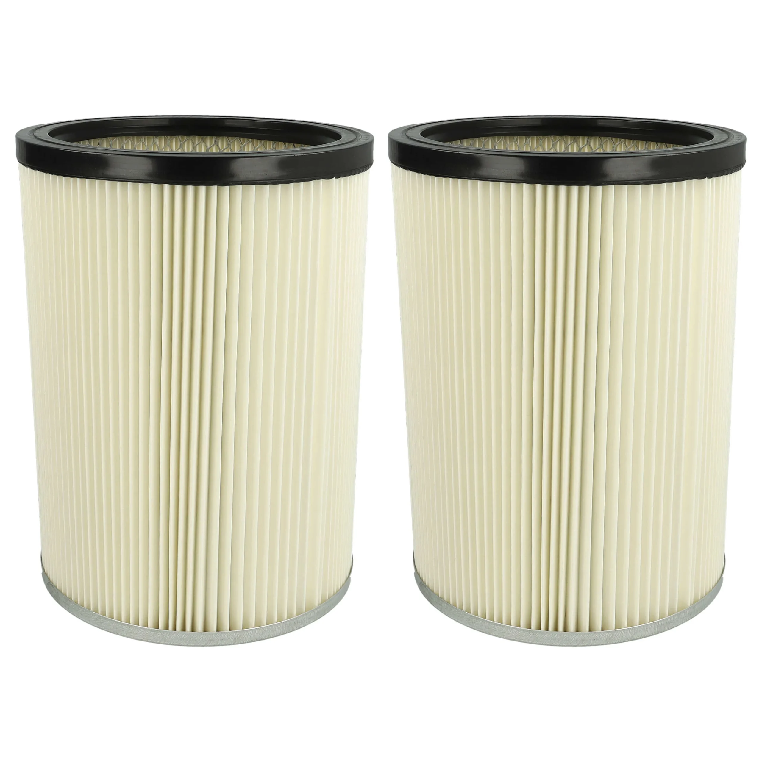 2x Filtre remplace Kärcher 6.904-325.0, 6.904-048.0 pour aspirateur Kärcher - Cartouche Filtre M, blanc