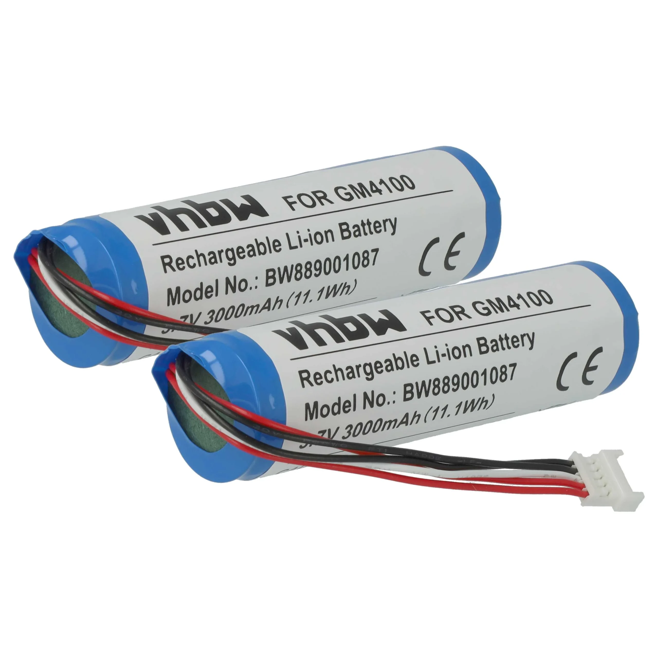 2x Batteries remplace Datalogic 128000894, BT-8, RBP-4000 pour scanner de code-barre Datalogic - 3000mAh 3,7V