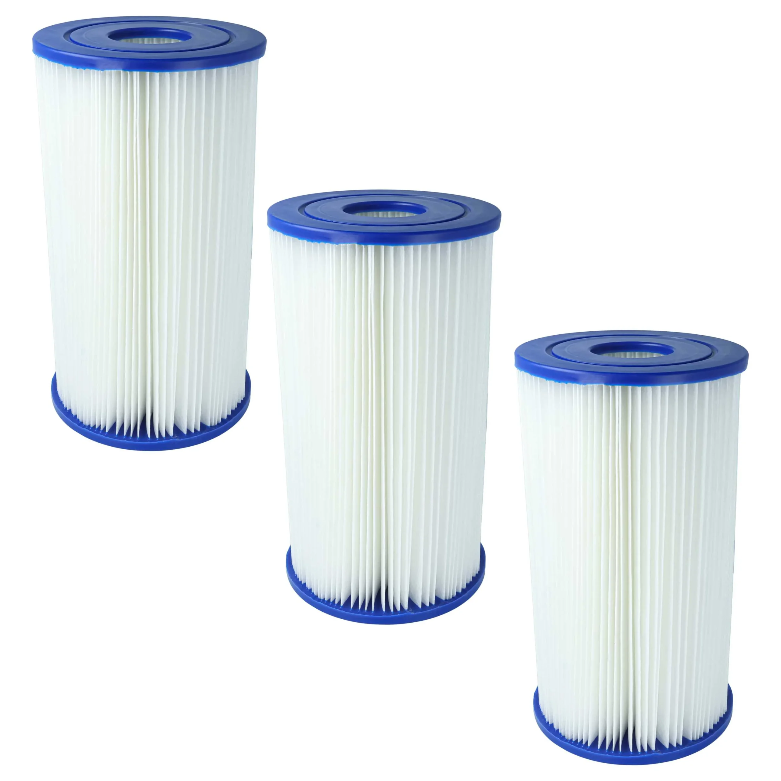 3x Filtres à eau remplace Bestway 58221, 58095 pour piscine, pompe de filtration Intex - Cartouche filtre