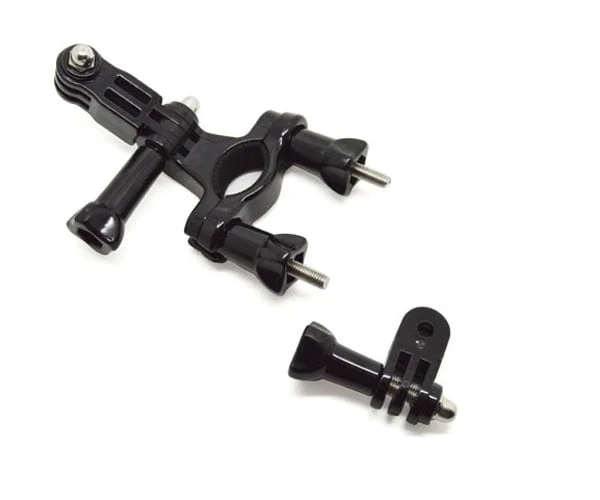 Fixation guidon vélo pour caméra d'action, caméscope GoPro Hero 5 Black, 5 Session, 5, 6 - Bras pivotant ajust