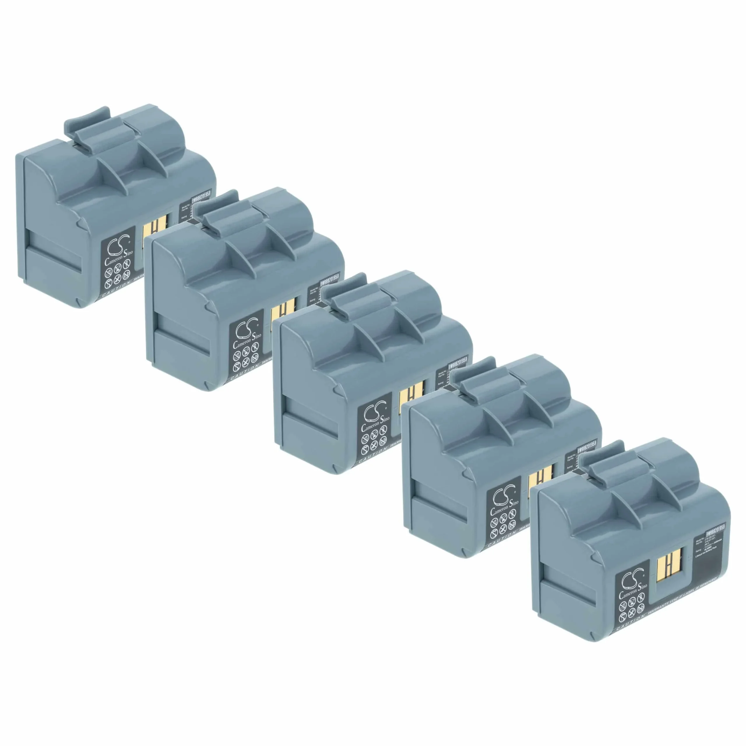 5x Batteries remplace Intermec 318-026-001, 318-026-003 pour imprimante Honeywell - 3400mAh 14,4V Li-ion
