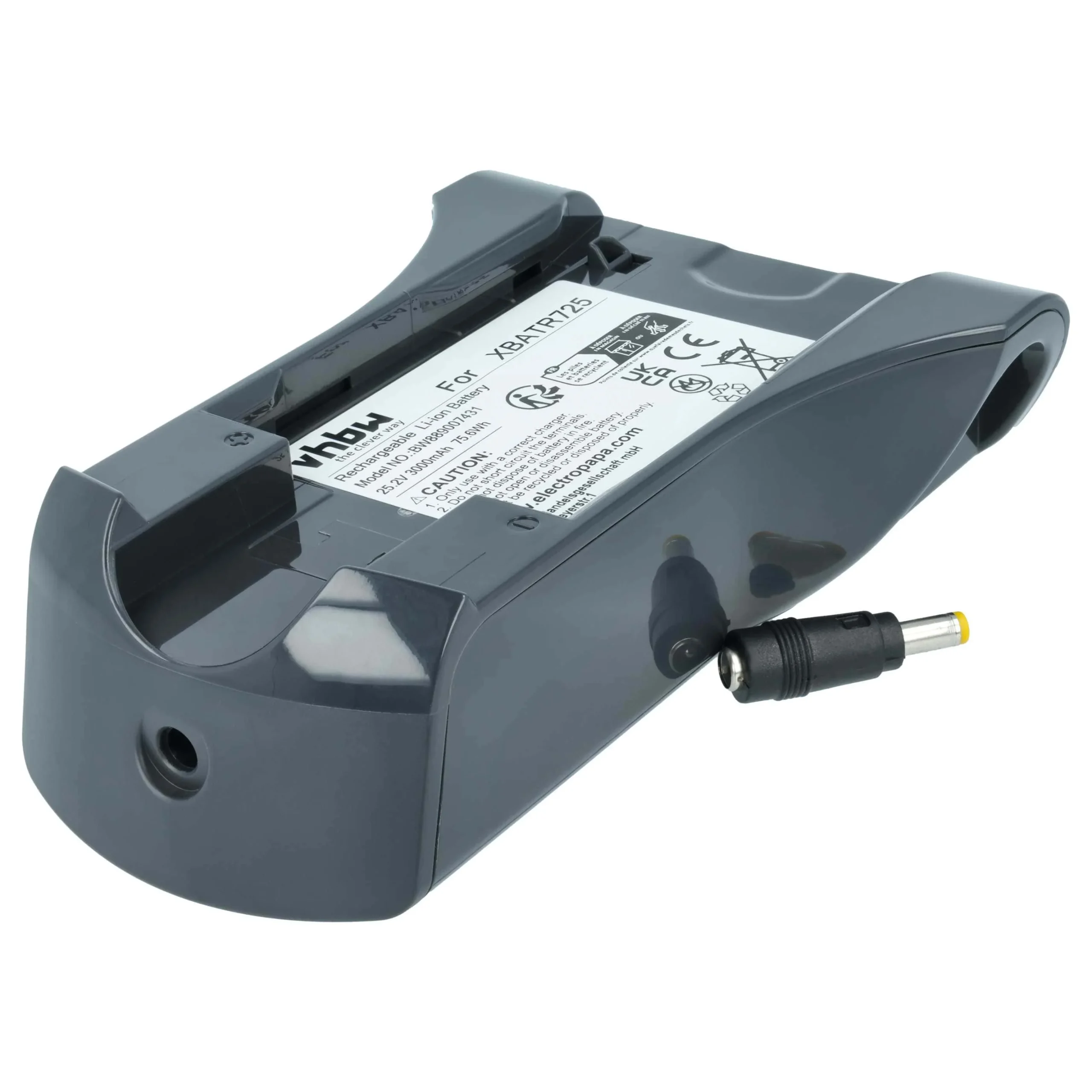Batterie remplace Shark XBATR725 pour aspirateur Shark - 3000mAh 25,2V Li-ion