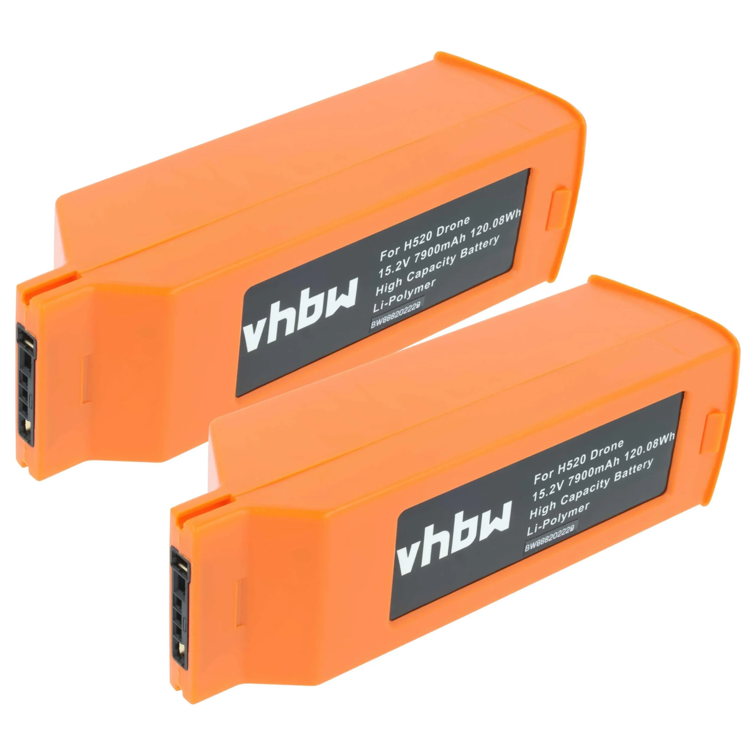 2x Batteries remplace Yuneec Power 4P, YUNH520105, 35085 pour drone Yuneec- 7900mAh 15,2V Li-polymère