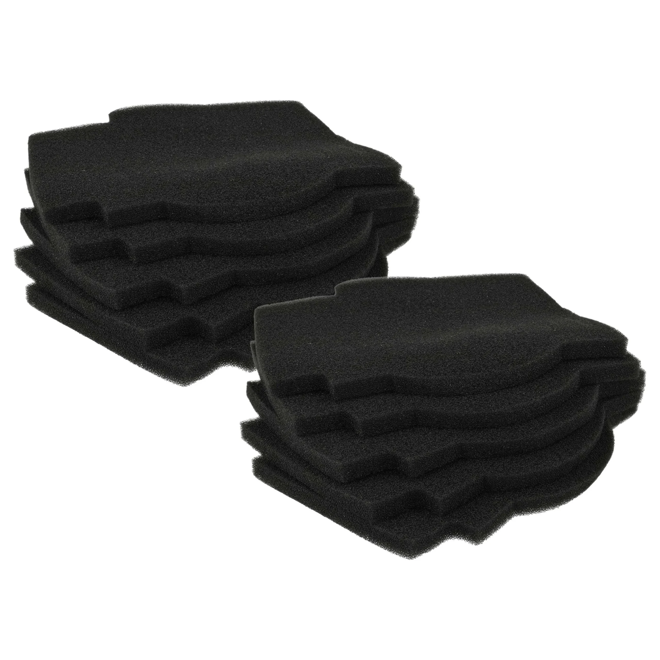 10x Filtre à air remplace Lunos 2/FSI-R, 39721 pour aération Lunos - noir