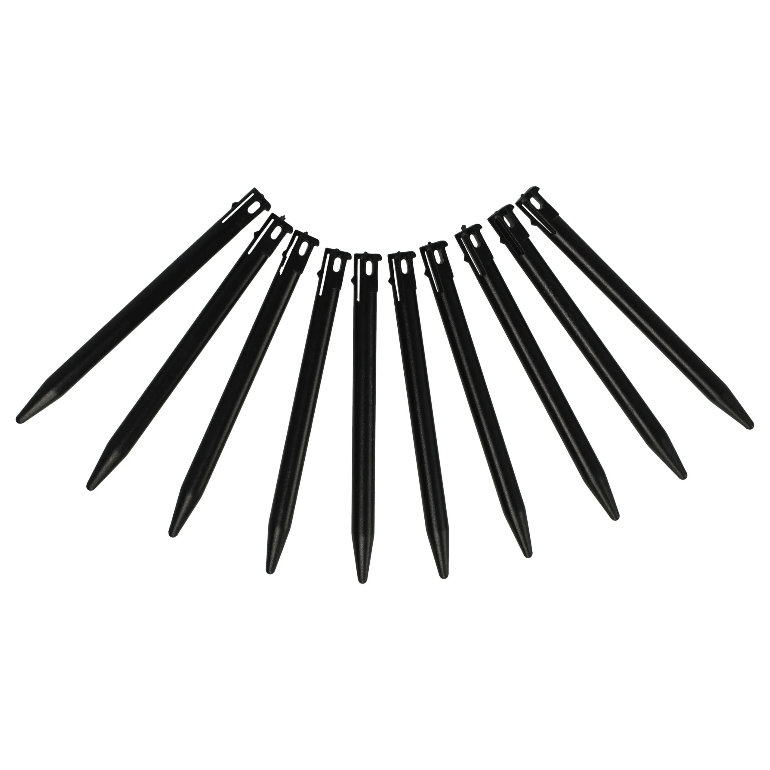 10x Stylos de saisie pour console de jeux Nintendo 3DS - noir