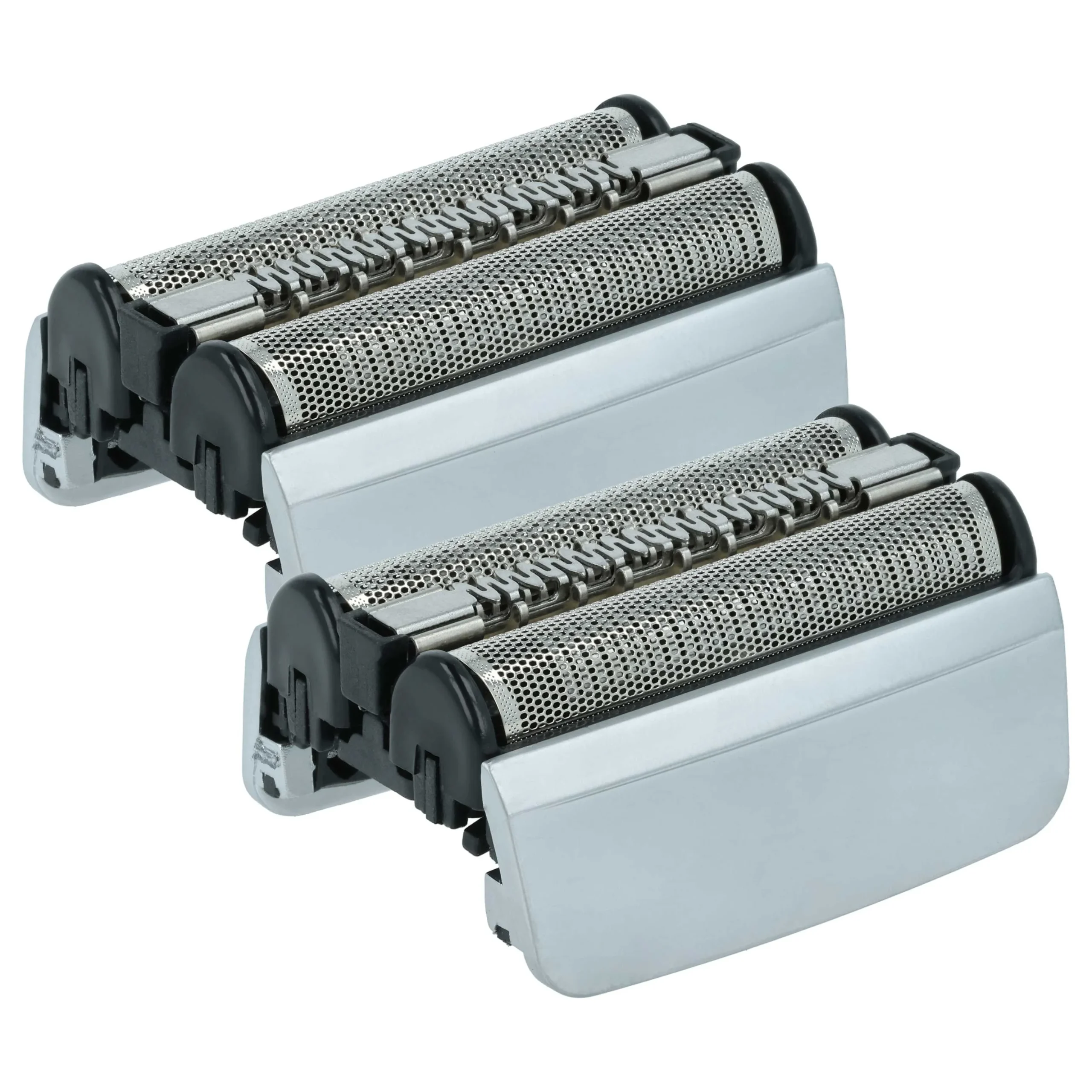 2x Têtes de rasoir remplace Braun 83M pour rasoir électrique Braun - noir / argenté