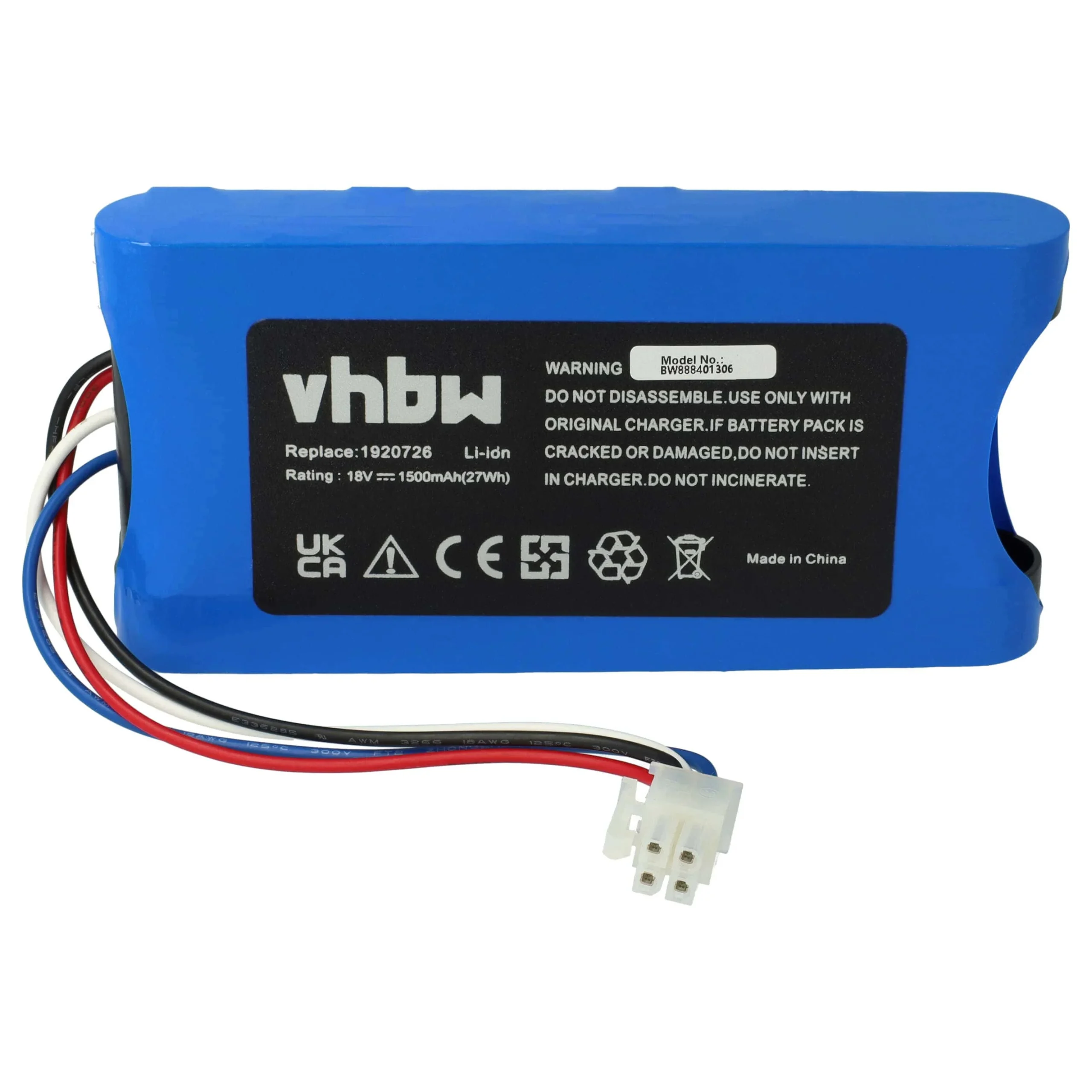 Batterie remplace Yard Force 1920726, GMBE-SP10283, GMBE-SP11571 pour outil de jardinage - 1500mAh 18V Li-ion