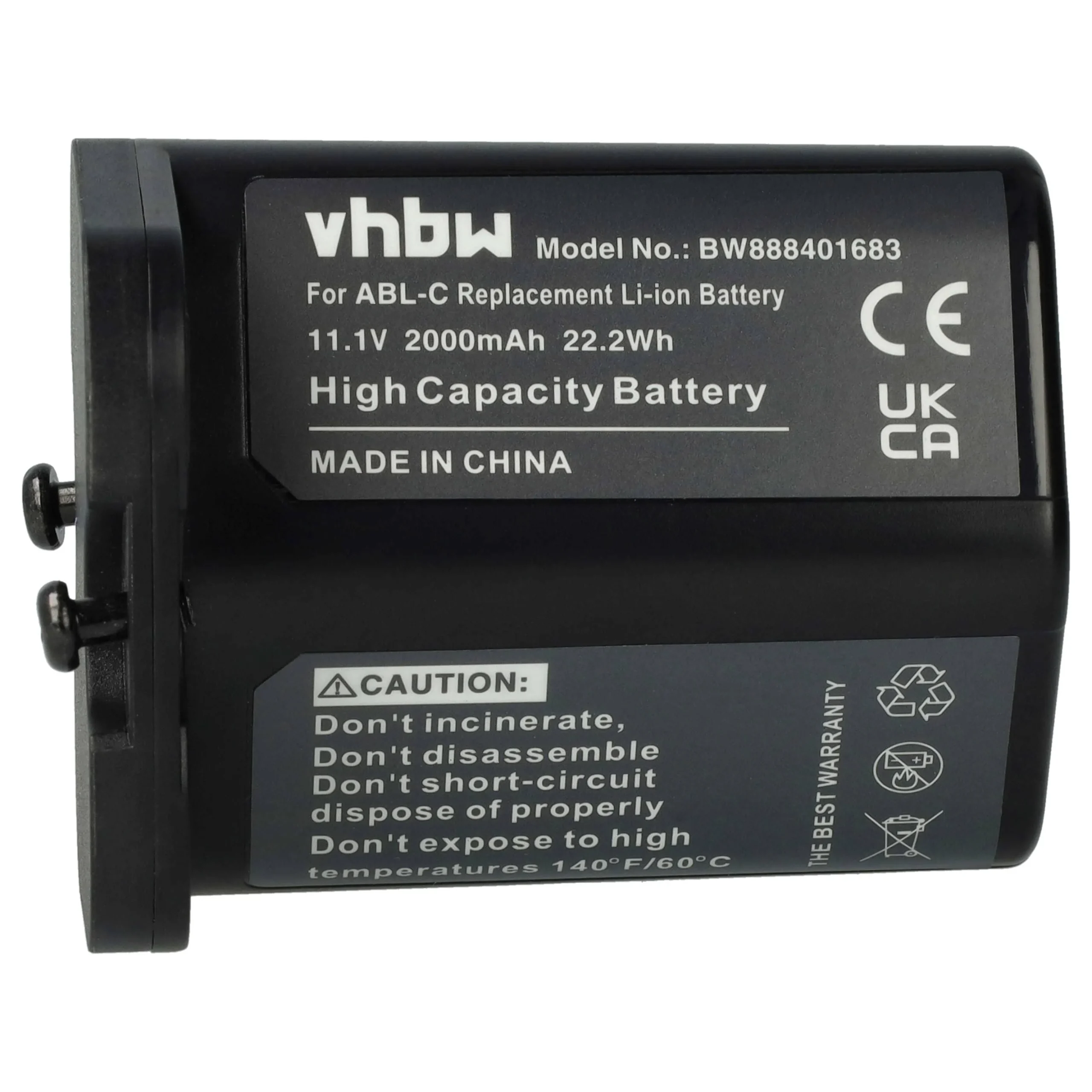 Batterie remplace iRobot M611020, ABL-C pour robot de ménage iRobot - 2000mAh 10,8V Li-ion