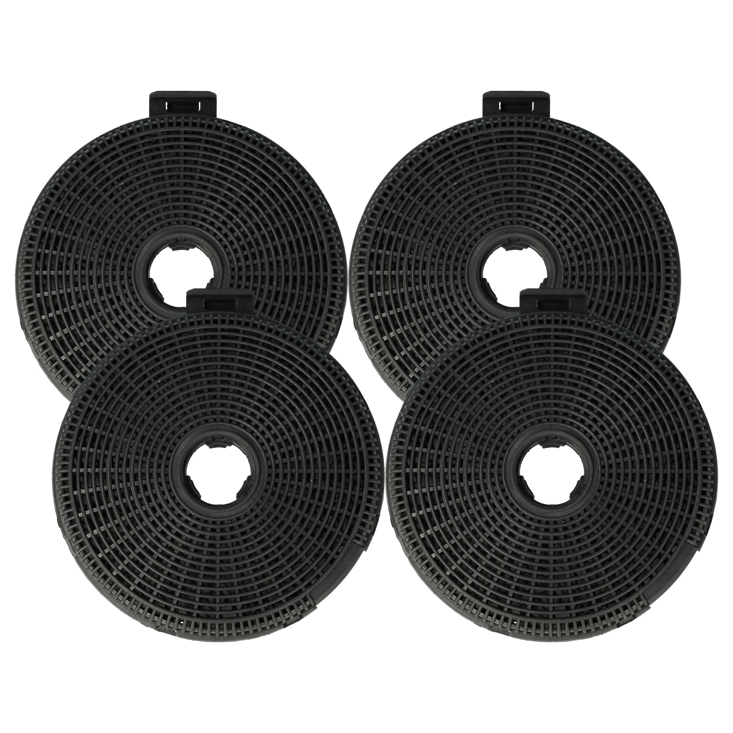 4x Filtres à charbon actif remplace Küppersbusch ZUB 881 pour hotte Teka - Accessoires appareils ménagers