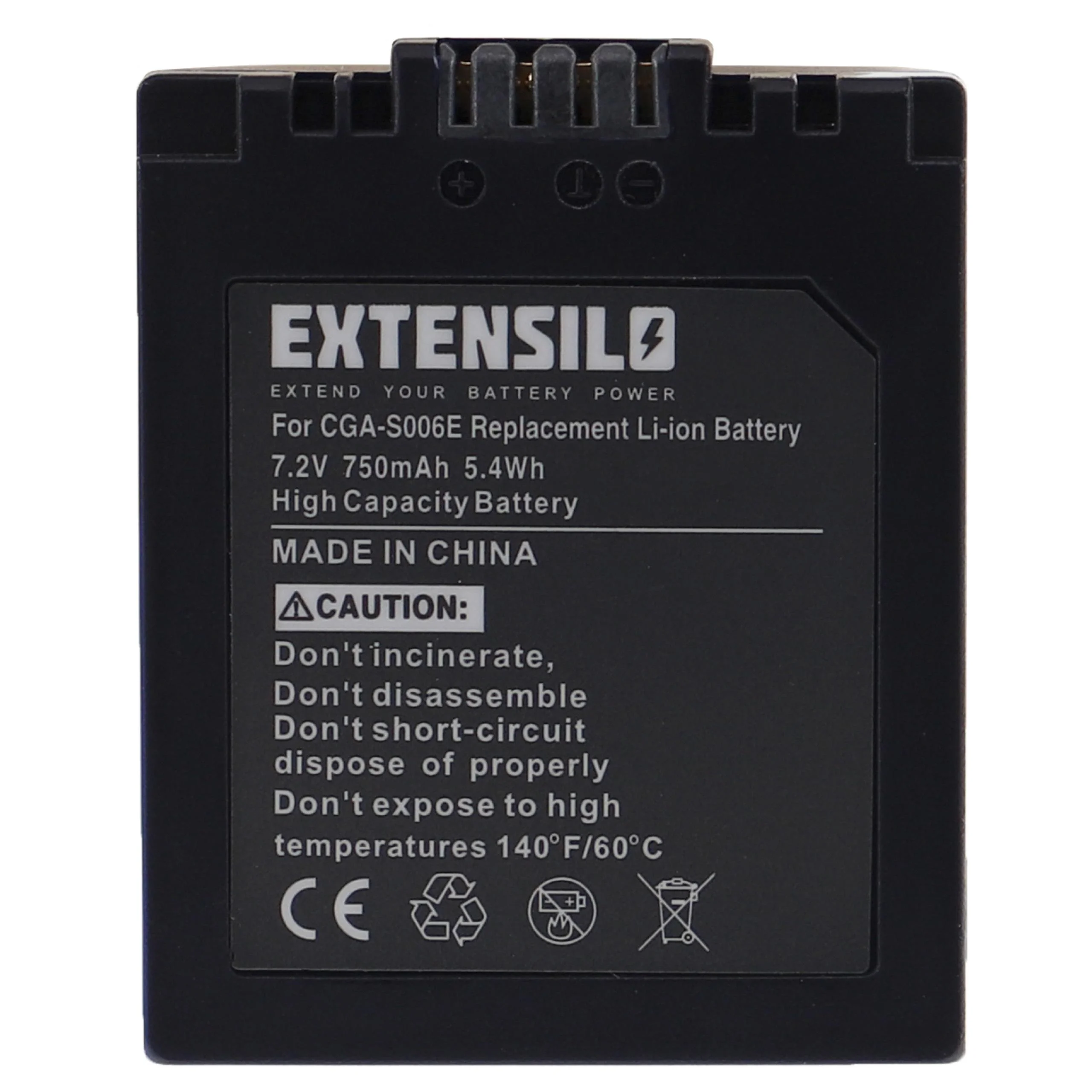 Batterie remplace Leica BP-DC5 pour appareil photo Leica- 750mAh 7,2V Li-ion