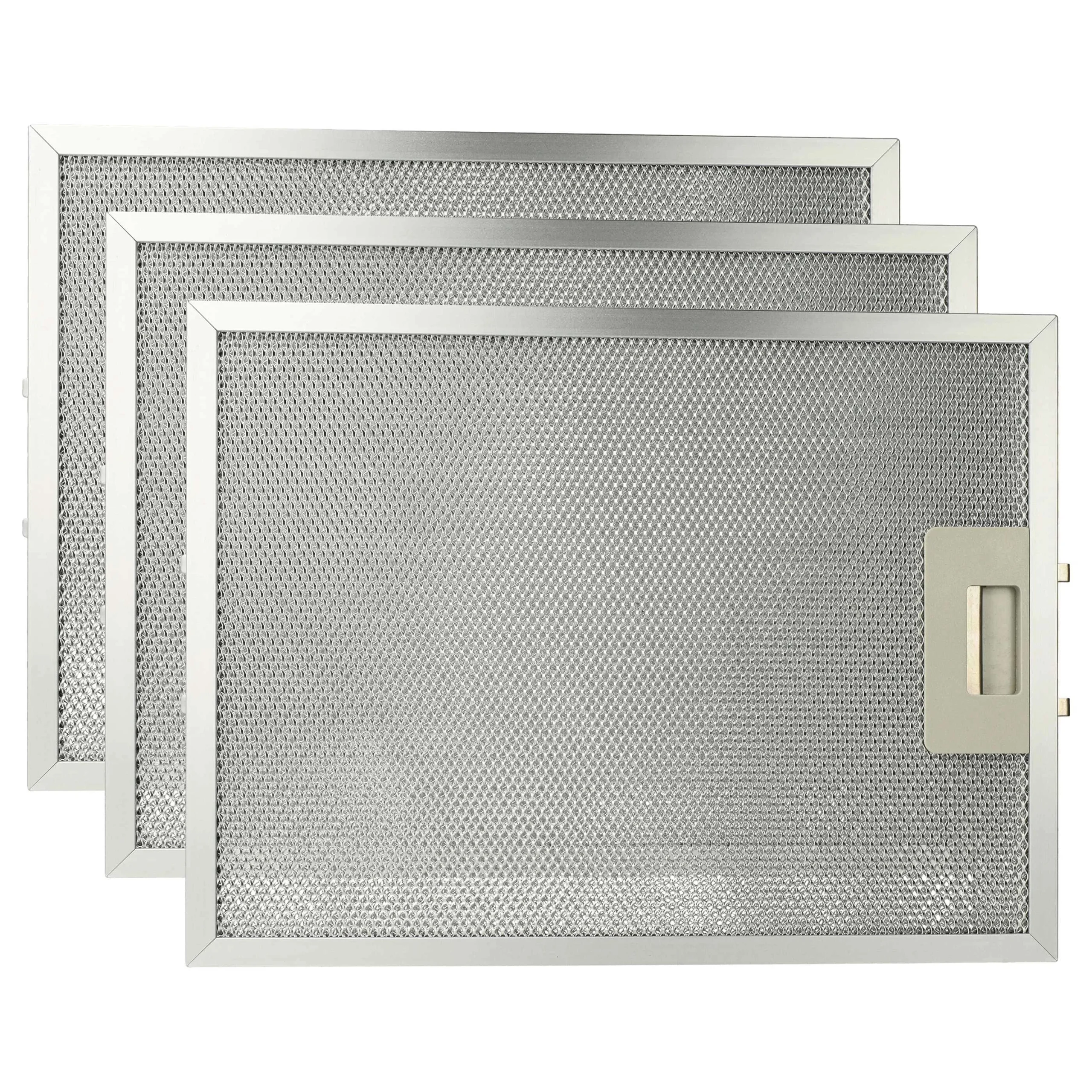 3x Filtres métal remplace Alno 50293009002 pour hotte aspirante - Accessoires appareils ménagers
