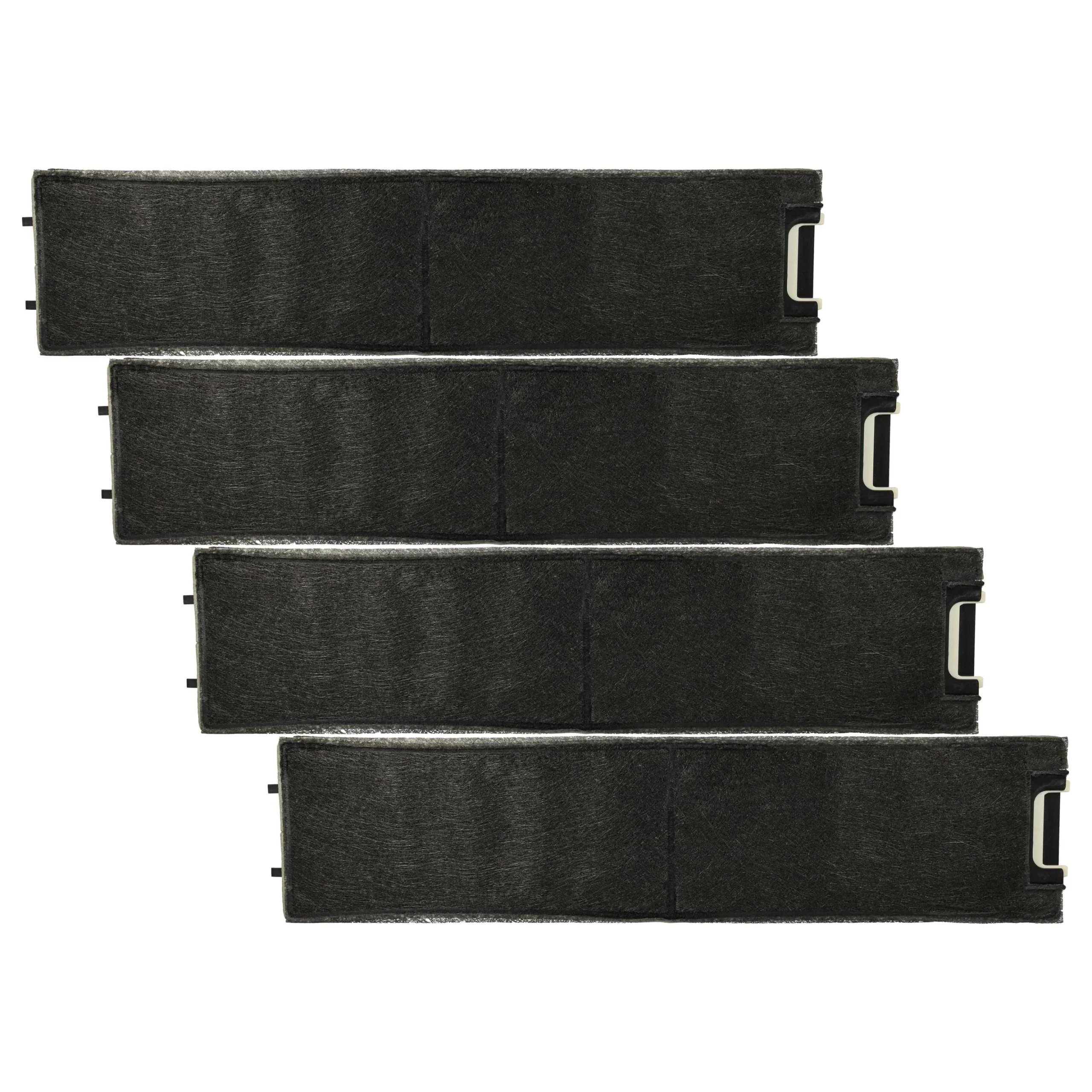 4x Filtres à charbon actif remplace Miele DKF 13-P pour hotte