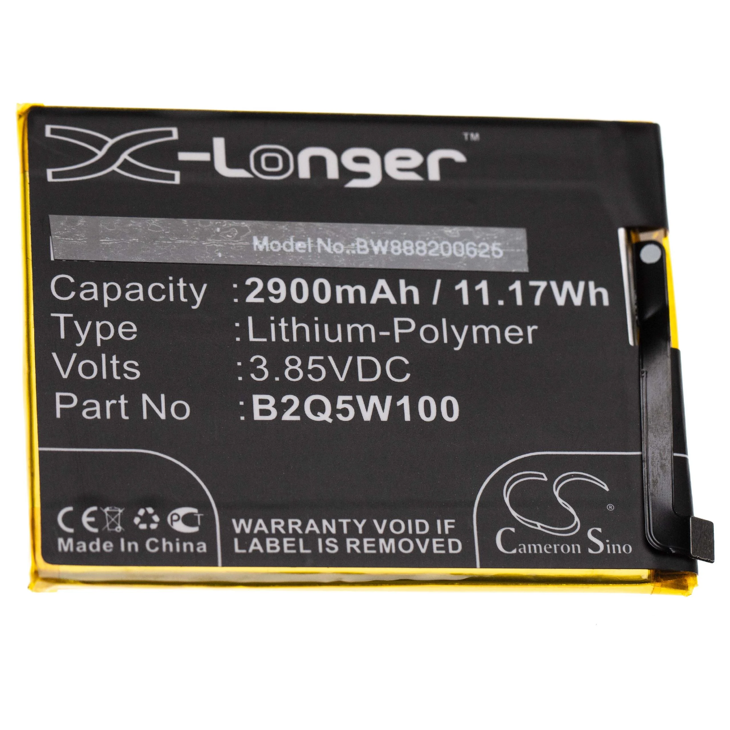 Batterie remplace HTC B2Q5W100 téléphone portable HTC - 2900mAh 3,85V Li-polymère
