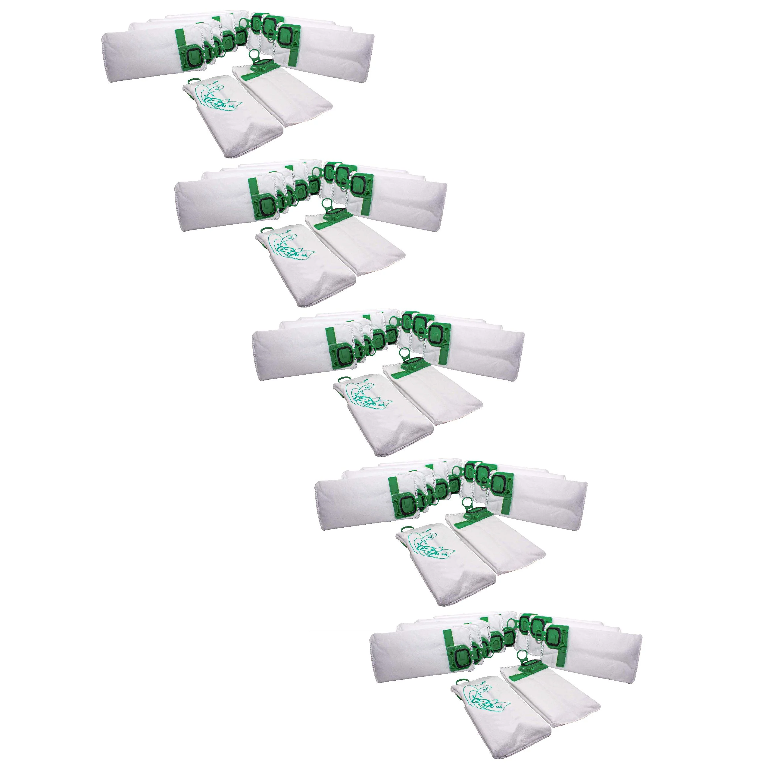 50x Sac remplace Vorwerk FP140/150 pour aspirateur Vorwerk - microfibre non tissée