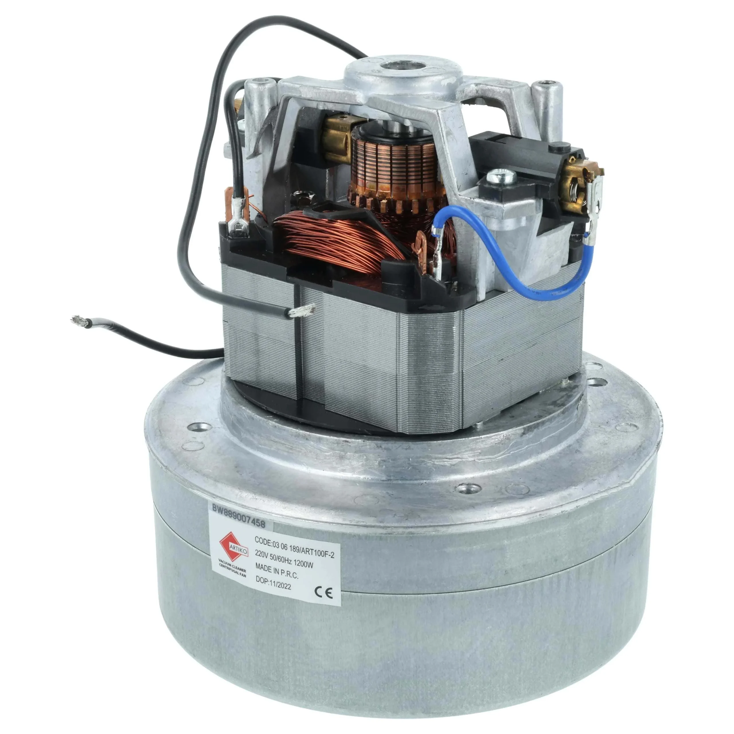 Moteur remplace Domel 496.3.535-6 pour aspirateur Numatic - Moteur d'aspirateur, 1200 W